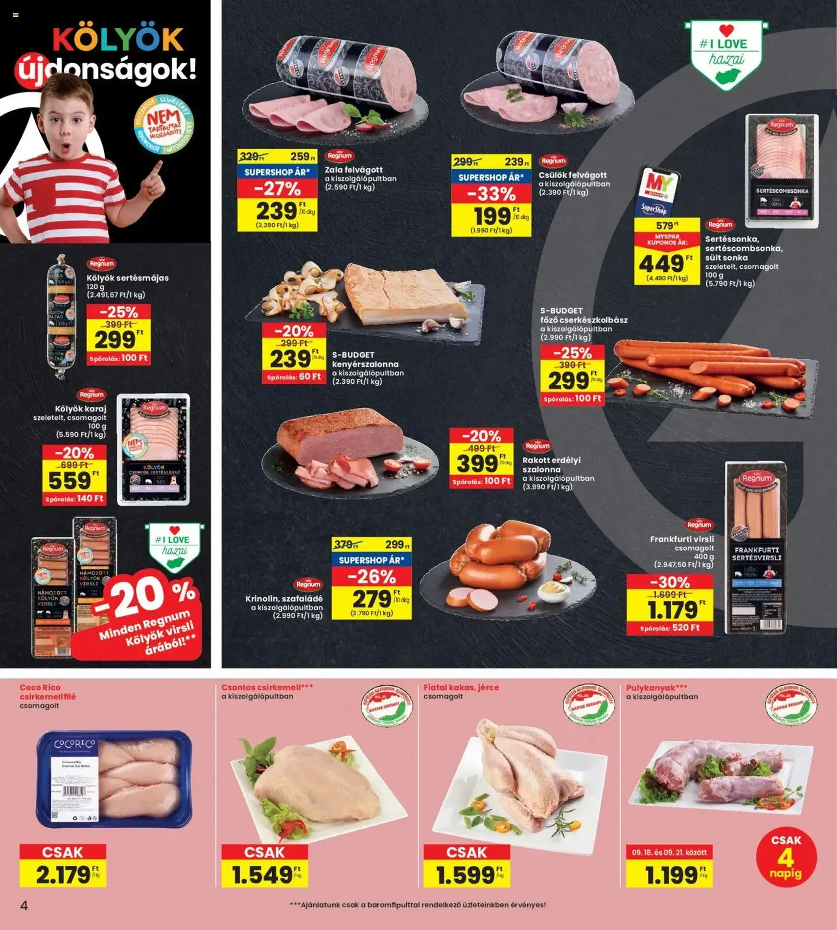 Interspar Akciós újság - 2025.09.18. érvényes szórólap 4 oldal 19 oldalból