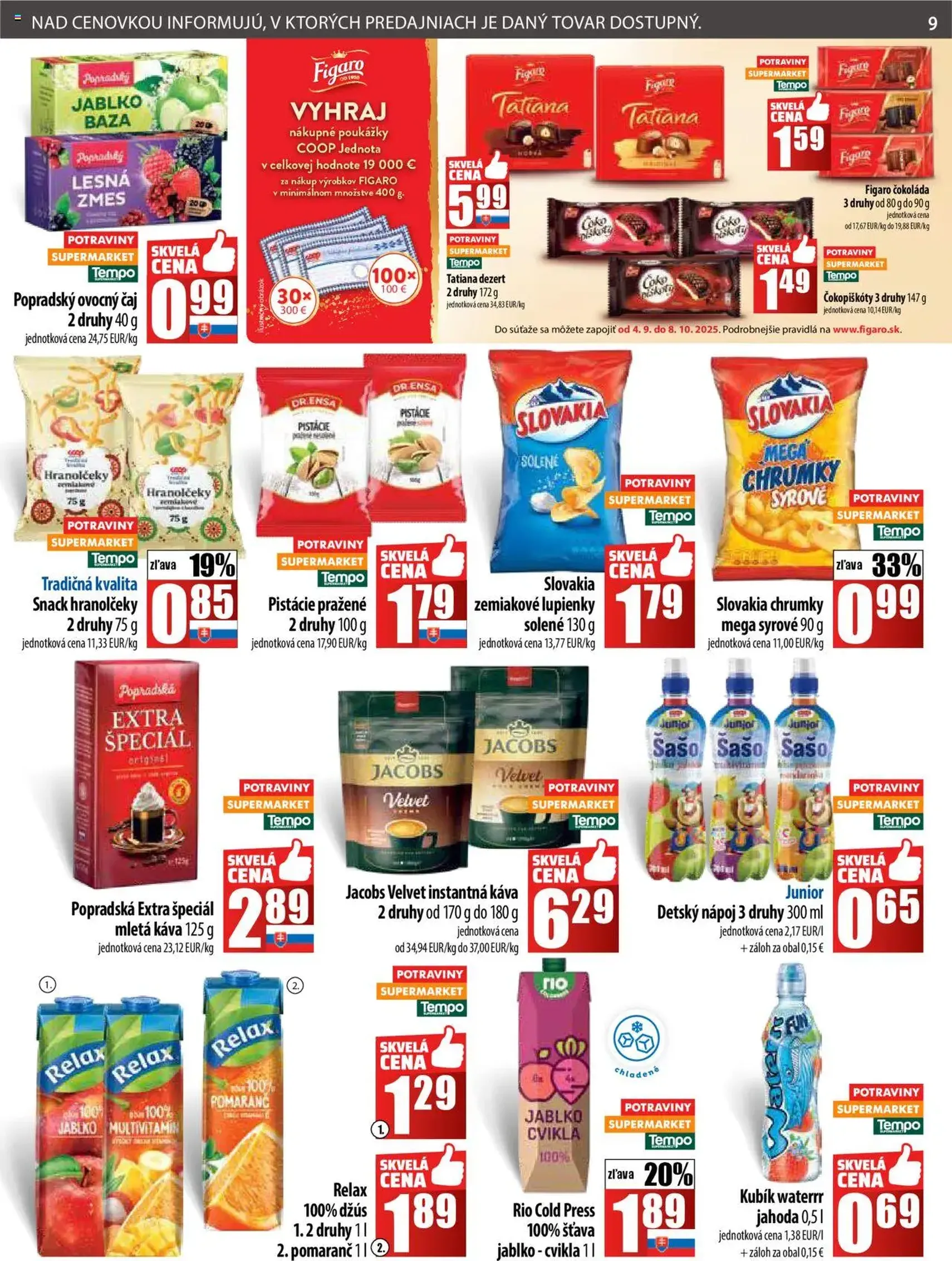 COOP Jednota leták - platný leták od 02.10.2025 strana 9 z 28 COOP Jednota leták - platný leták od 02.10.2025 strana 9 z 28