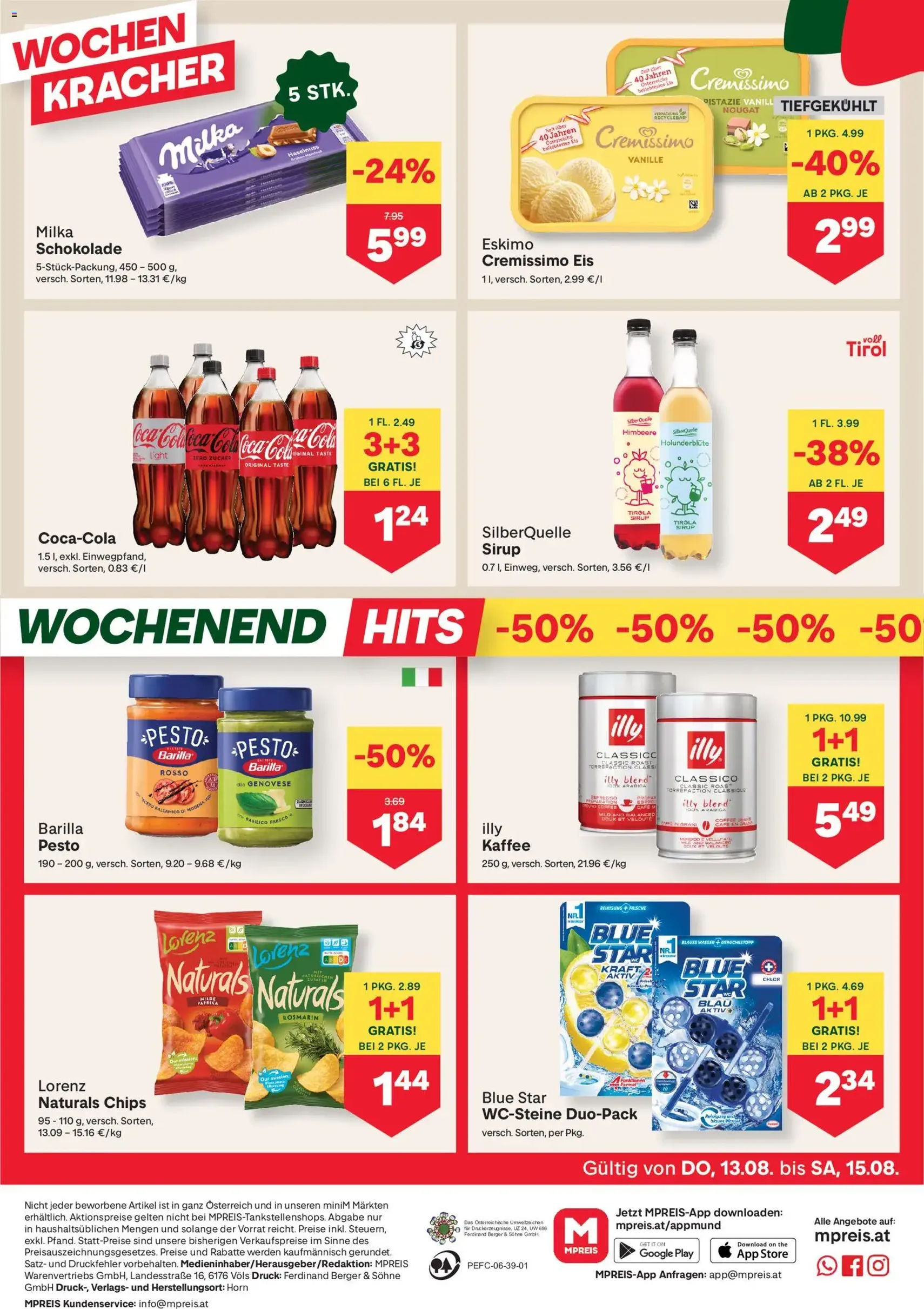 MPREIS Flugblatt - Gültiger Prospekt ab 13.08.2026, Seite 12 von insgesamt 16