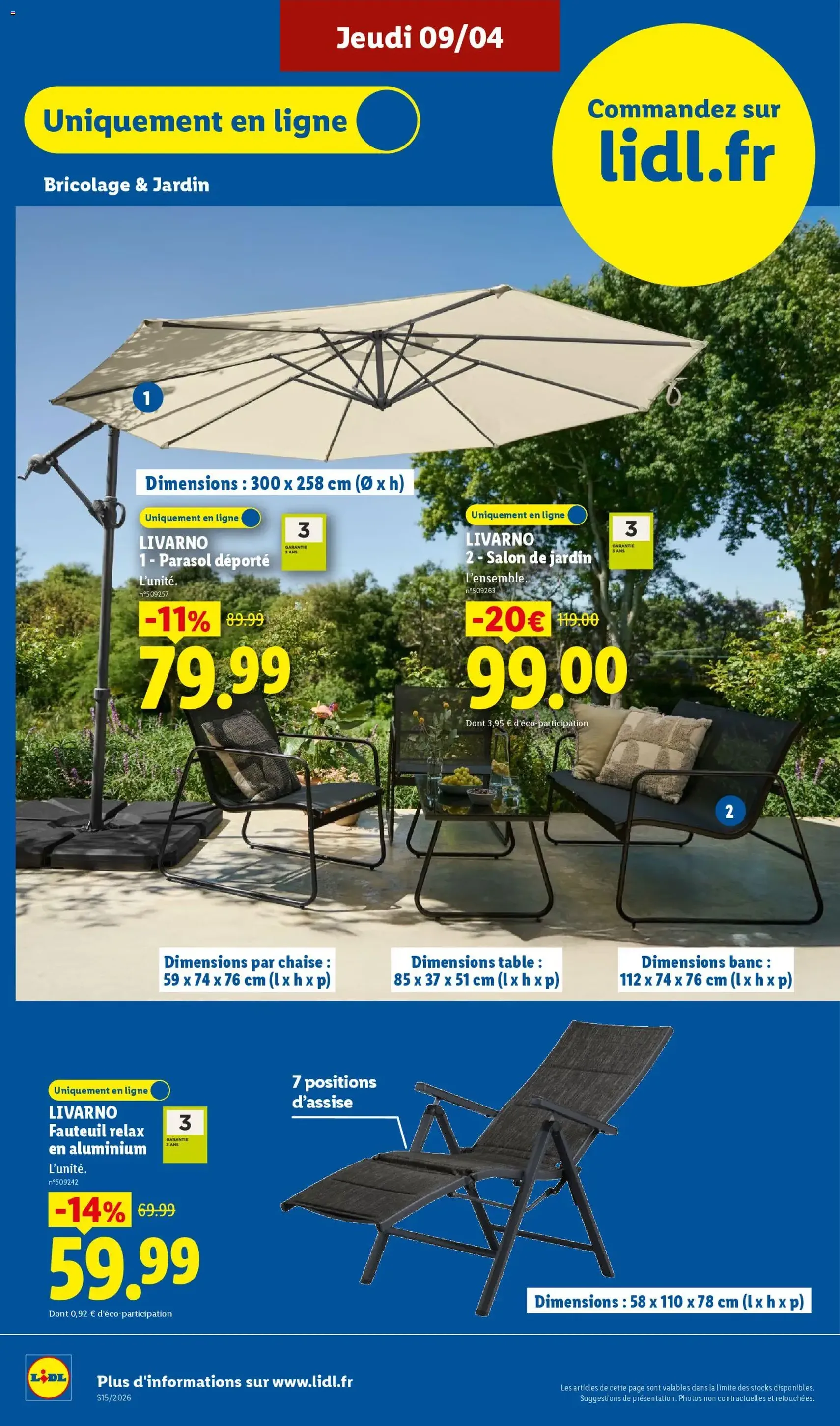 LIDL catalogue semaine 15 - brochure valable à partir du 09/04/2026, page 48 sur 75
