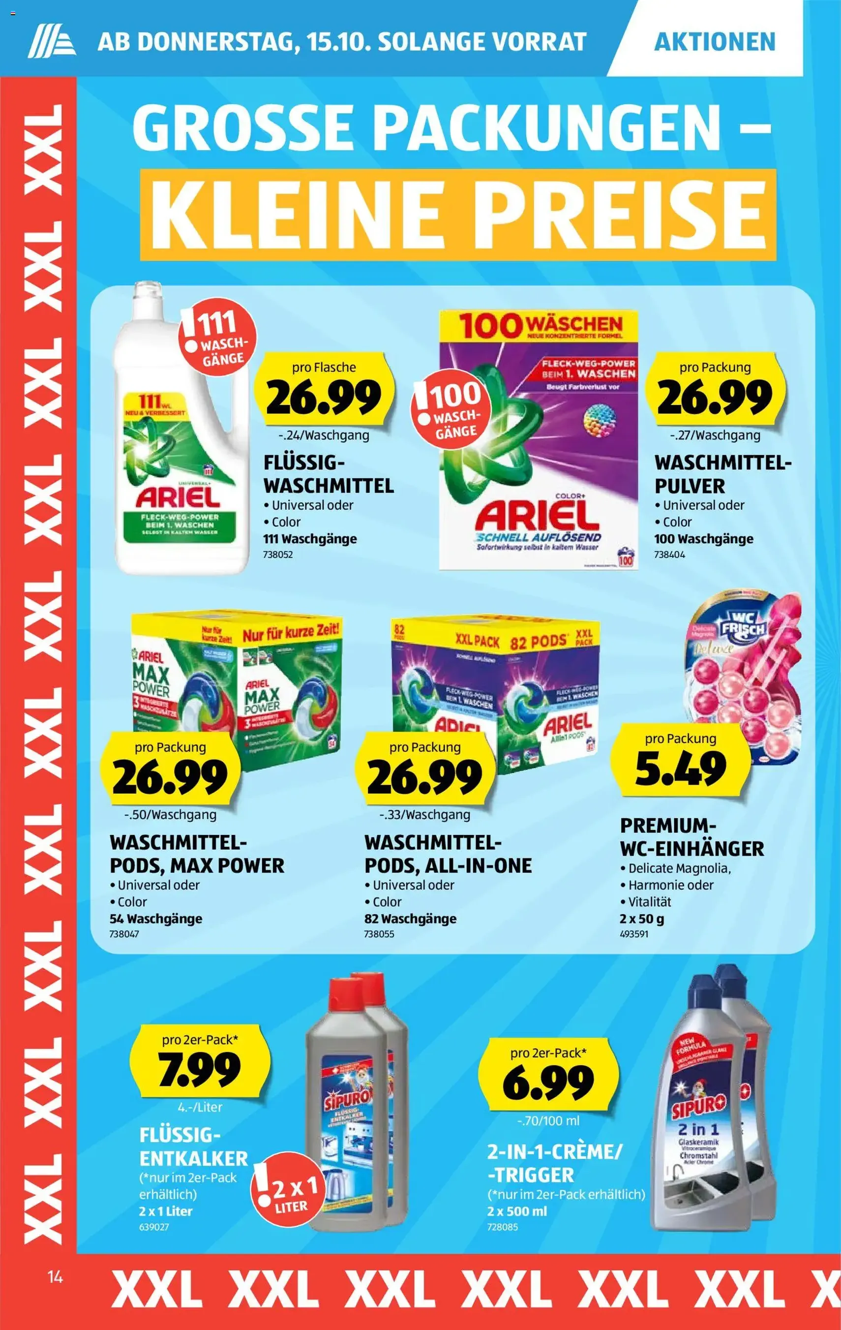 Aldi aktionen - Gültiger Prospekt ab 15.10.2026, Seite 14 von insgesamt 38
