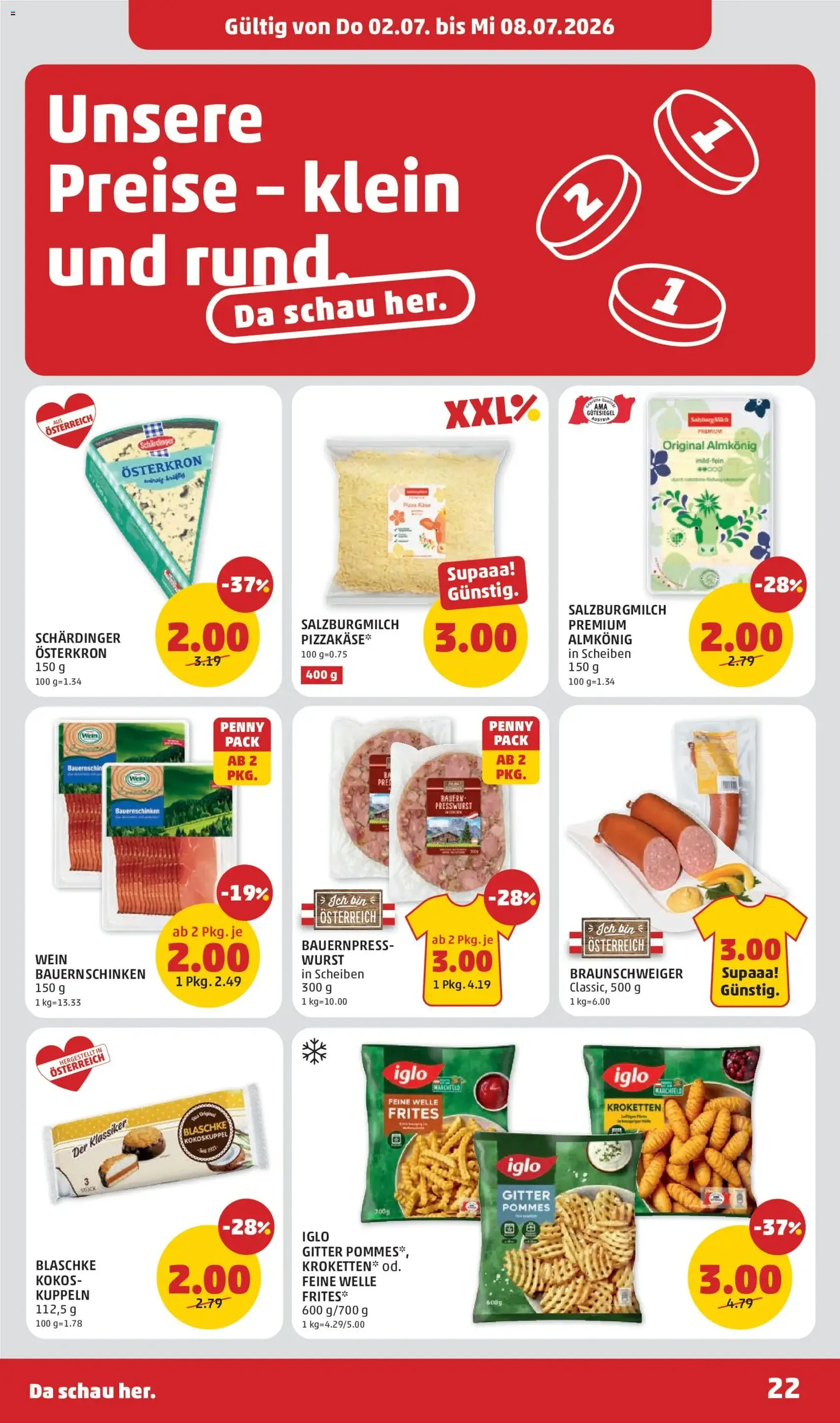 Penny Markt Flugblatt - Gültiger Prospekt ab 02.07.2026, Seite 22 von insgesamt 28