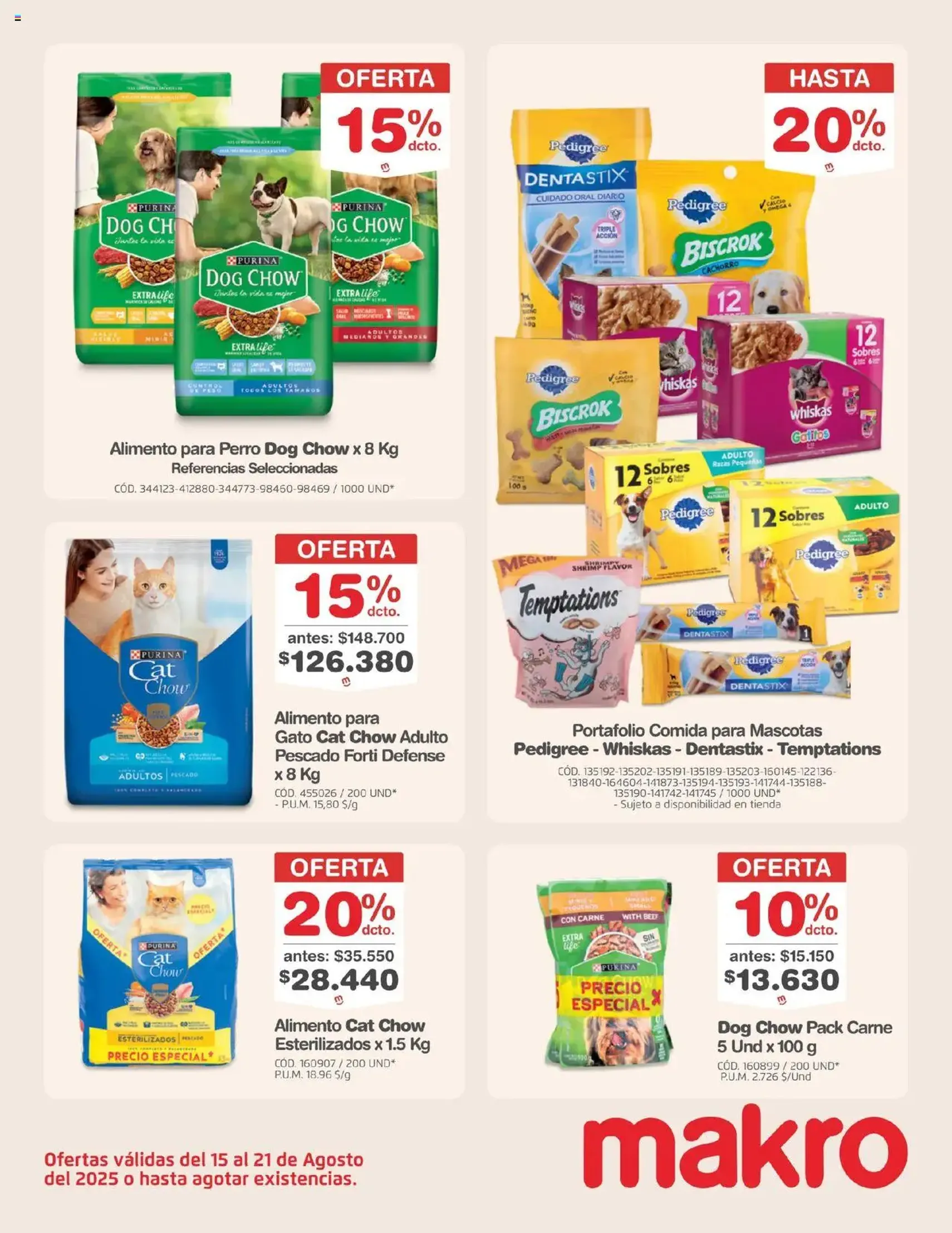Makro - Catálogo - folleto válido desde 15/08/2025 página 8 de 39 Makro - Catálogo - folleto válido desde 15/08/2025 página 8 de 39