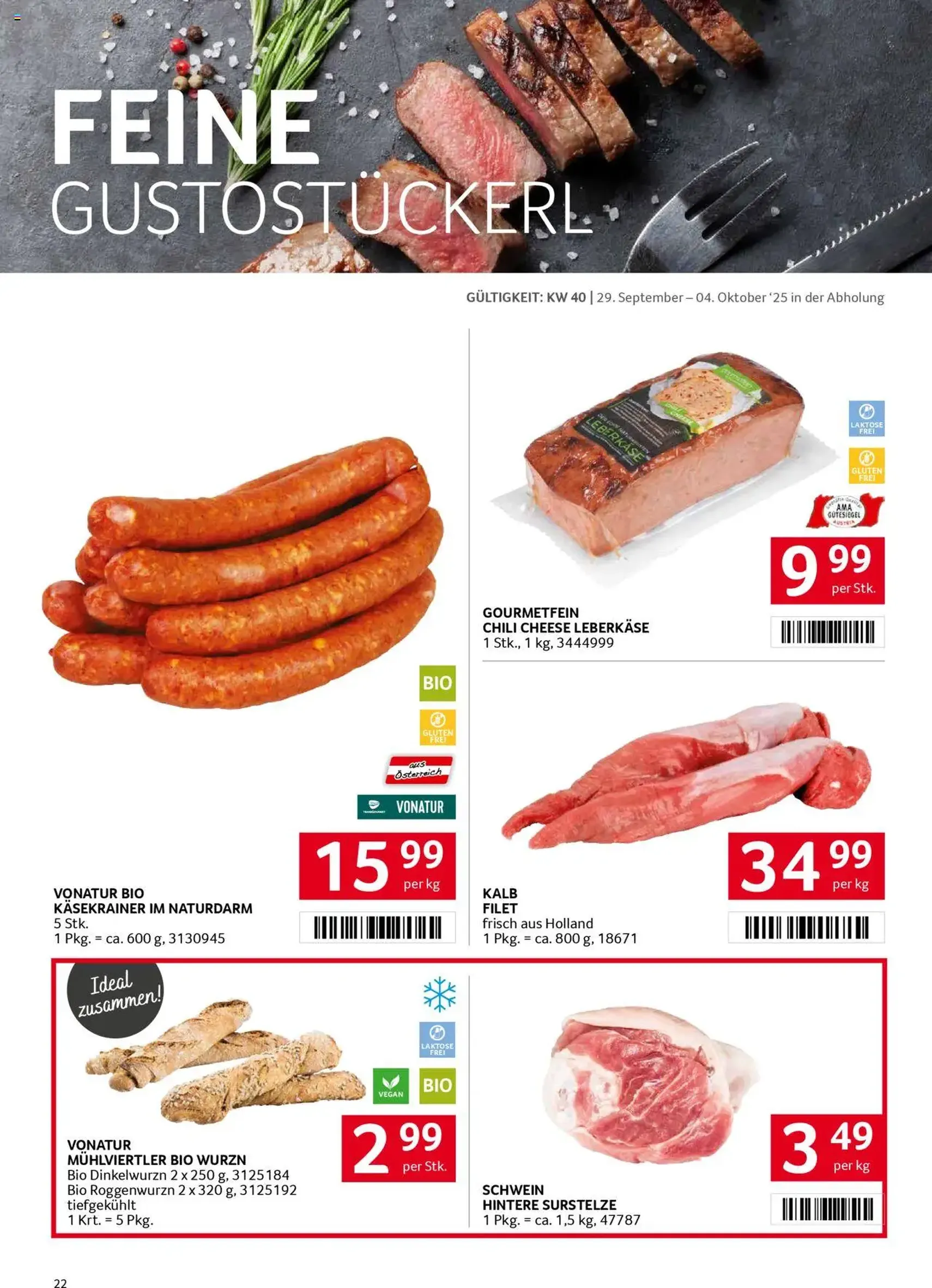 Transgourmet Flugblatt - Gültiger Prospekt ab 28.09.2025, Seite 21 von insgesamt 27