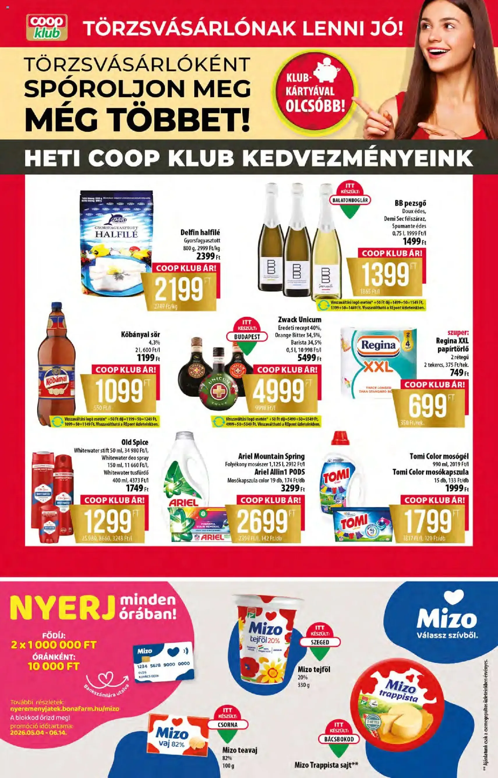 COOP akciós újság - 2026.06.04. érvényes szórólap 9 oldal 12 oldalból