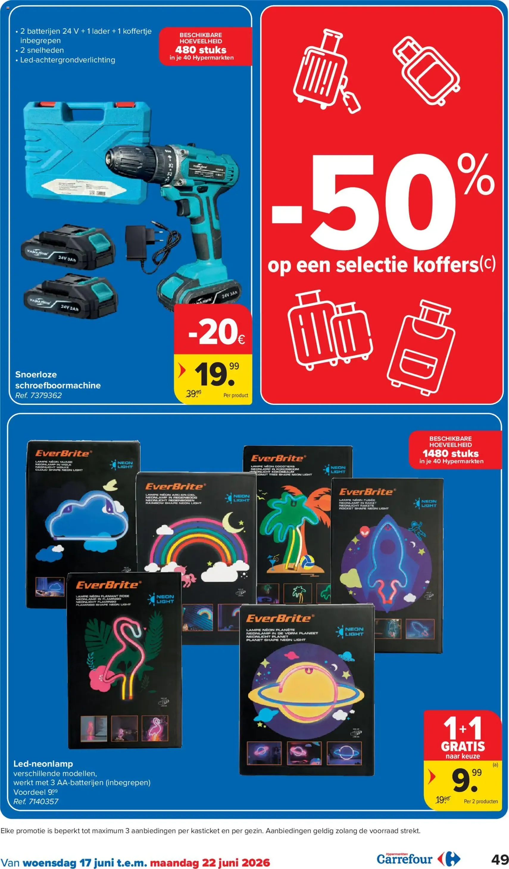 Carrefour Folder week 25 - geldige folder vanaf 17/06/2026 pagina 49 van 57