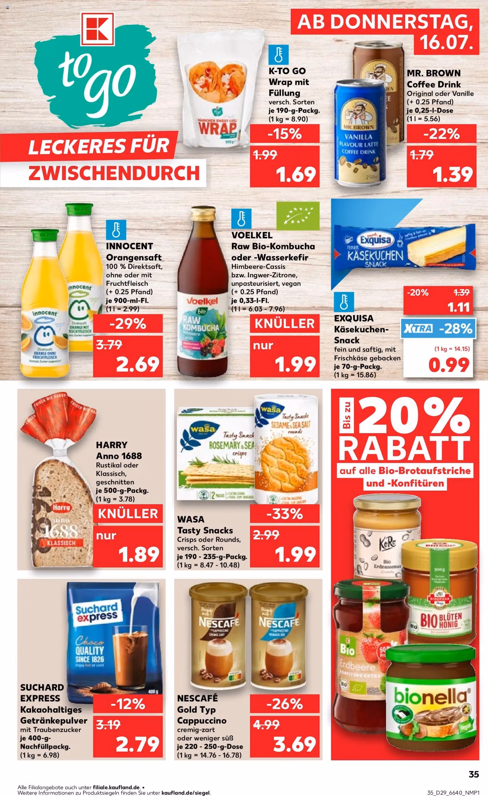 Kaufland Prospekt - Gültiger Prospekt ab 16.07.2026, Seite 35 von insgesamt 56
