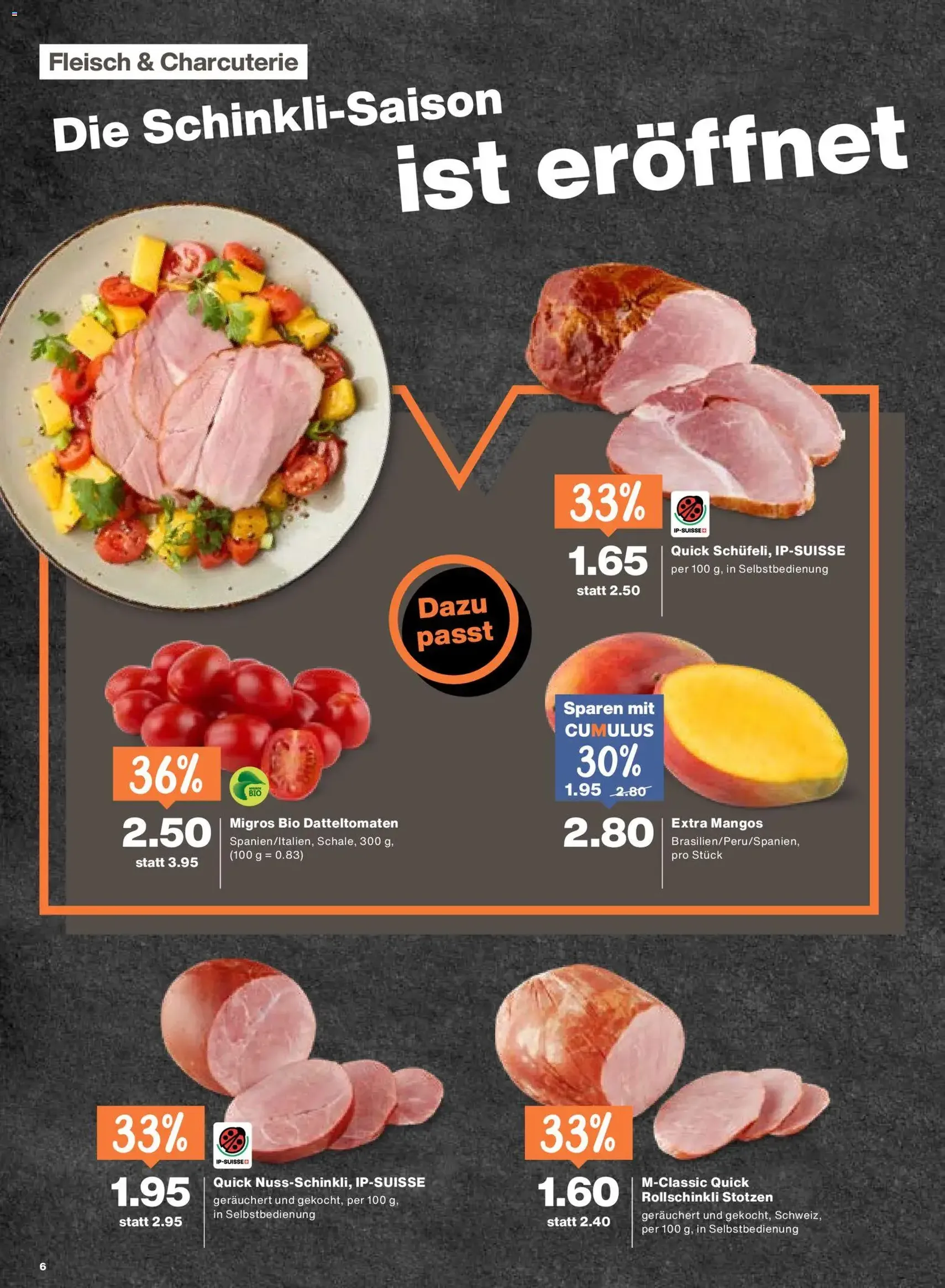 Migros aktionen - Gültiger Prospekt ab 29.10.2026, Seite 6 von insgesamt 24