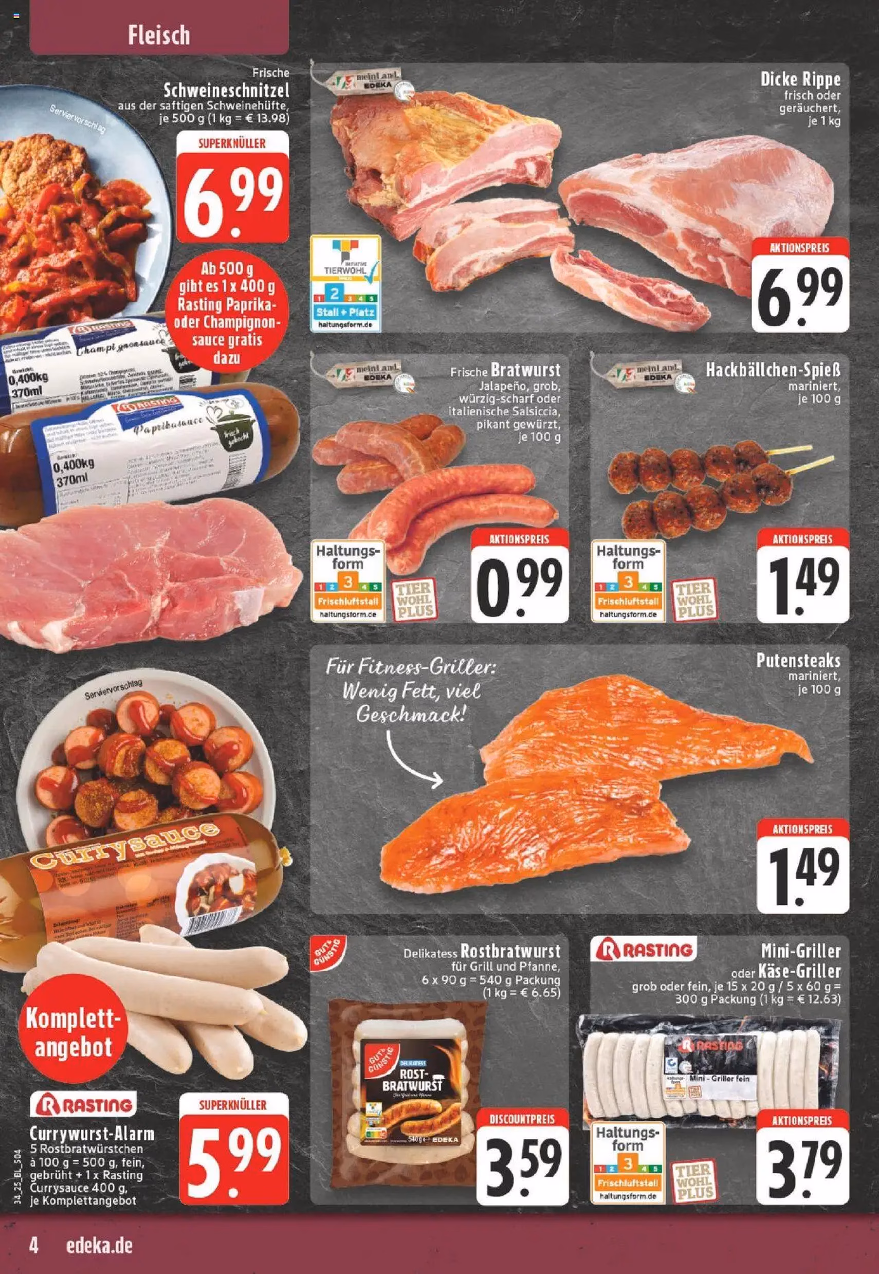 Edeka Prospekt - Gültiger Prospekt ab 18.08.2025, Seite 4 von insgesamt 24 Edeka Prospekt - Gültiger Prospekt ab 18.08.2025, Seite 4 von insgesamt 24