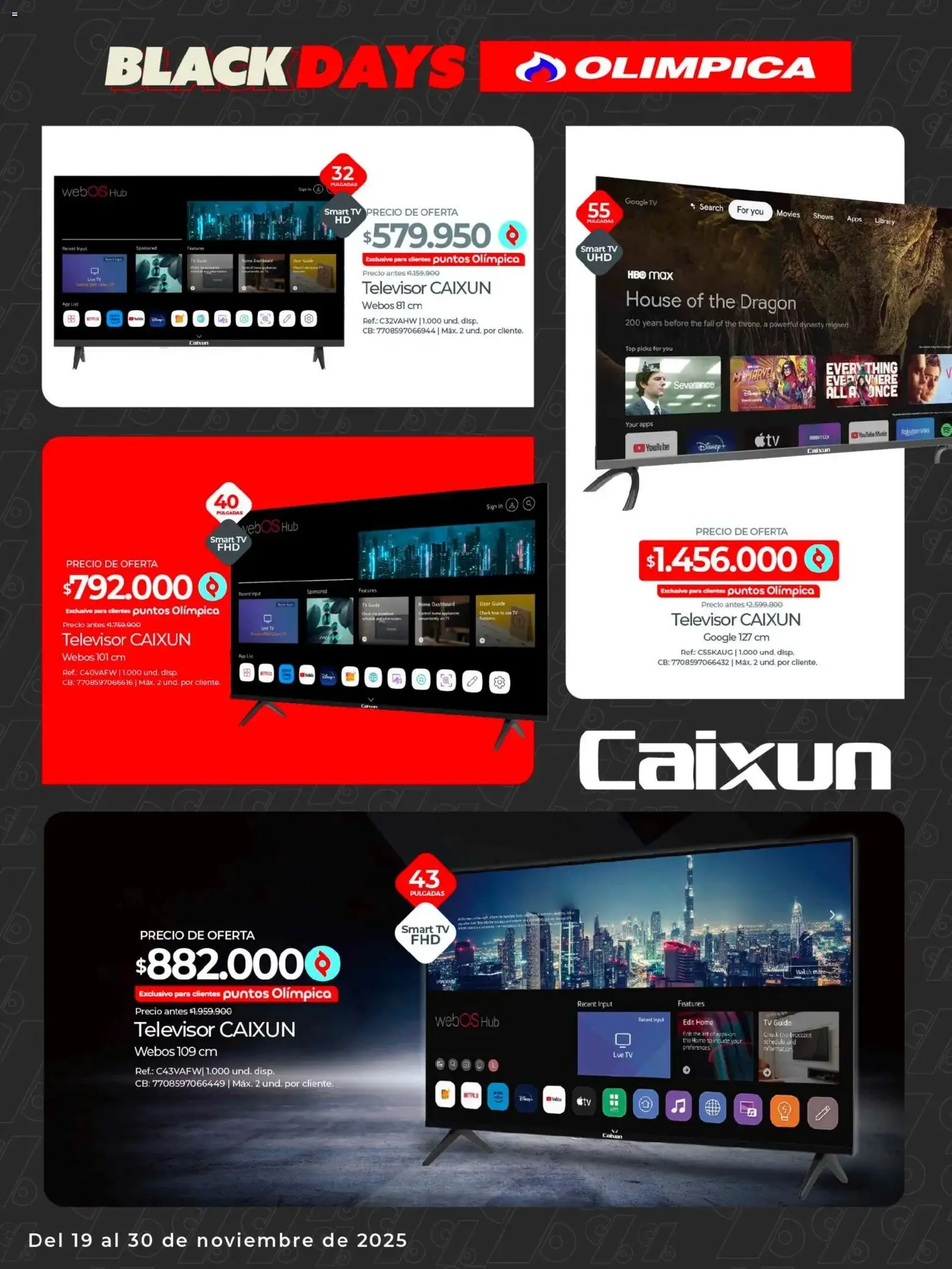 Olímpica - Black Friday - folleto válido desde 19/11/2025 página 2 de 31