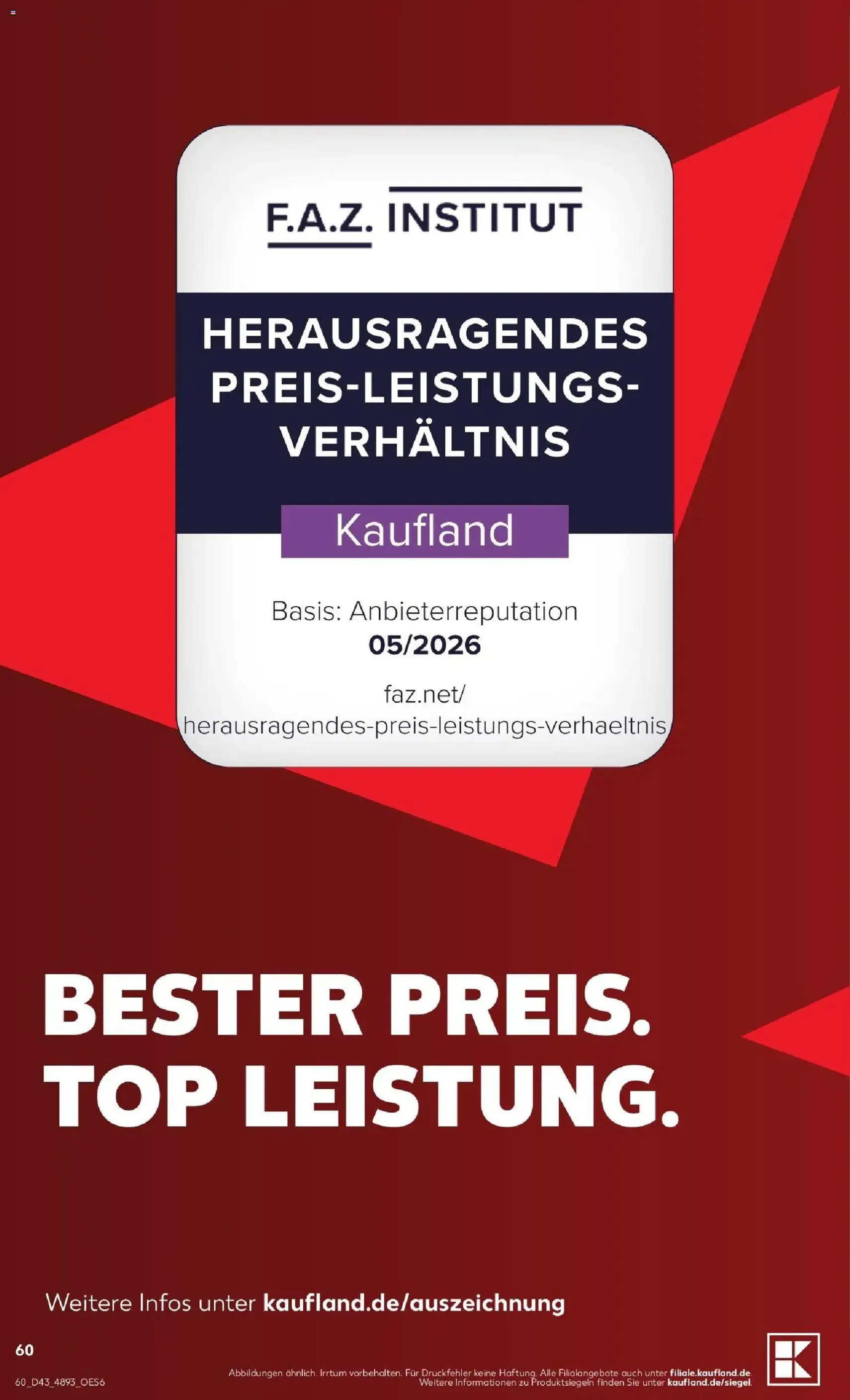 Kaufland Prospekt - Gültiger Prospekt ab 19.10.2026, Seite 60 von insgesamt 68