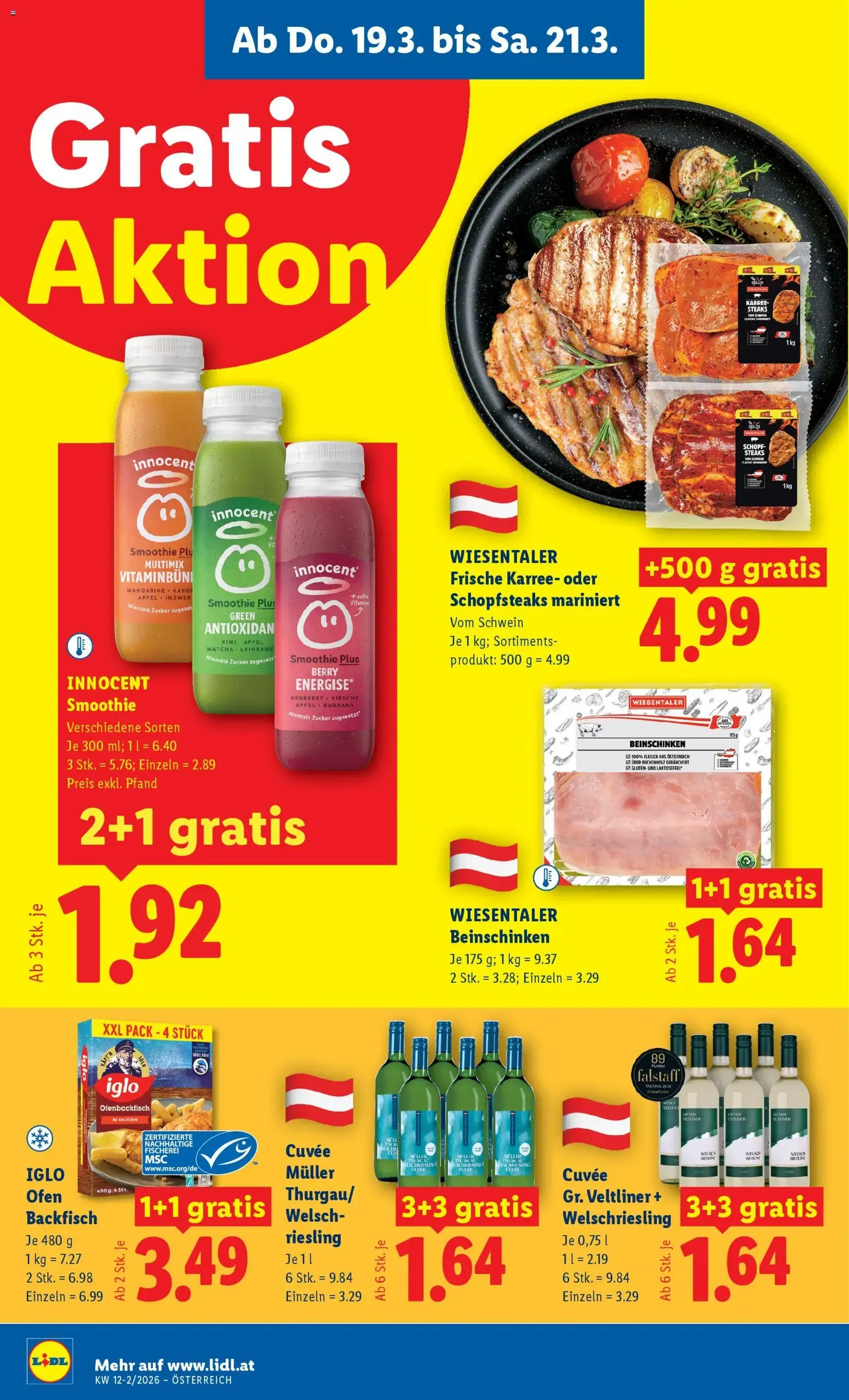 Lidl Flugblatt - Dornbirn, Feldkirch, Graz - Gültiger Prospekt ab 19.03.2026, Seite 16 von insgesamt 47