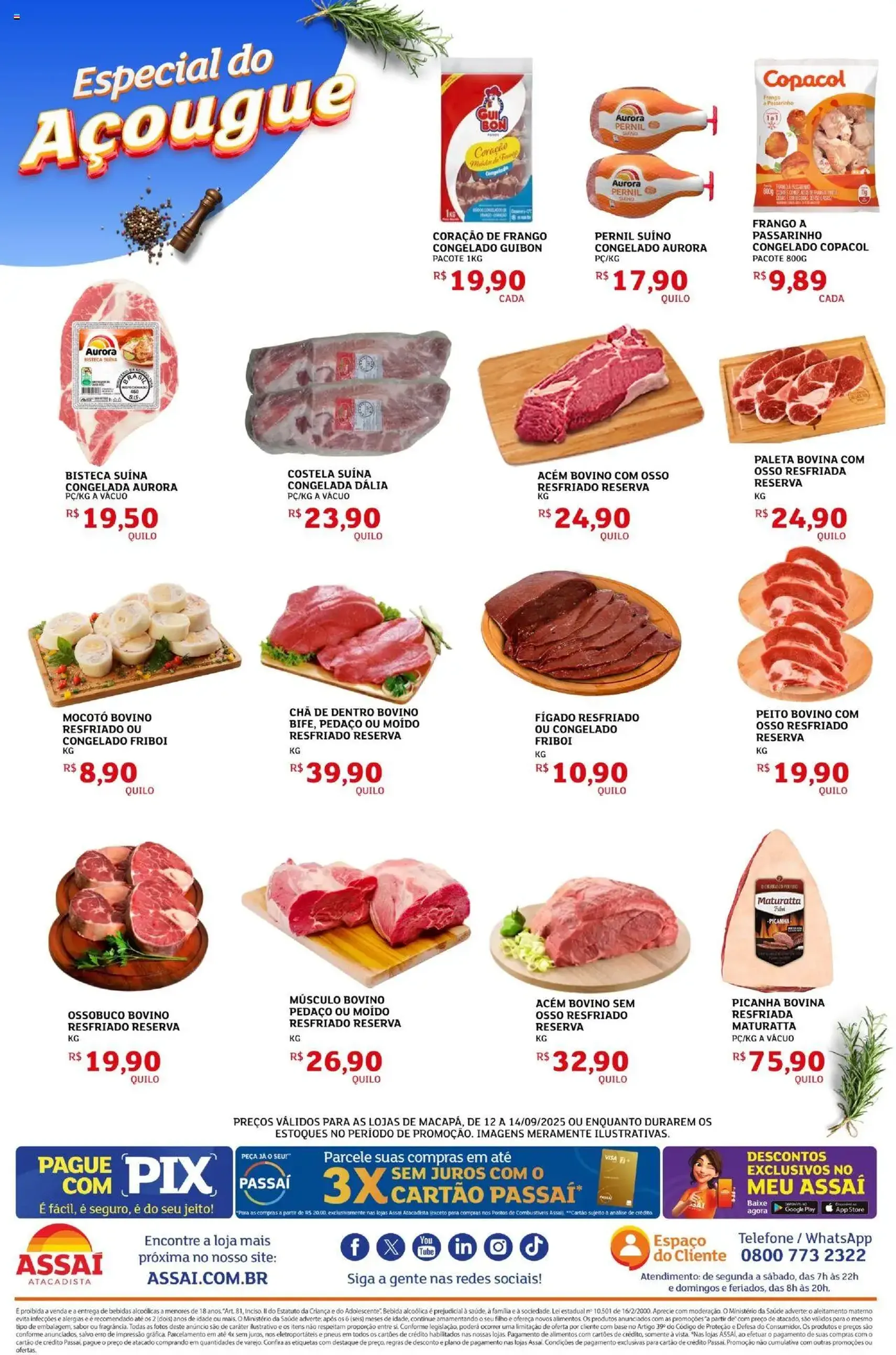 Encarte Assaí Atacadista - folheto válido a partir de 12/09/2025 página 3 de 3