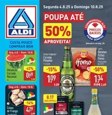 Aldi folheto - pré-visualização do folheto, válido a partir de 04/08/2025