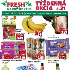 Fresh leták - náhľad letáku platný od 21.05.2026