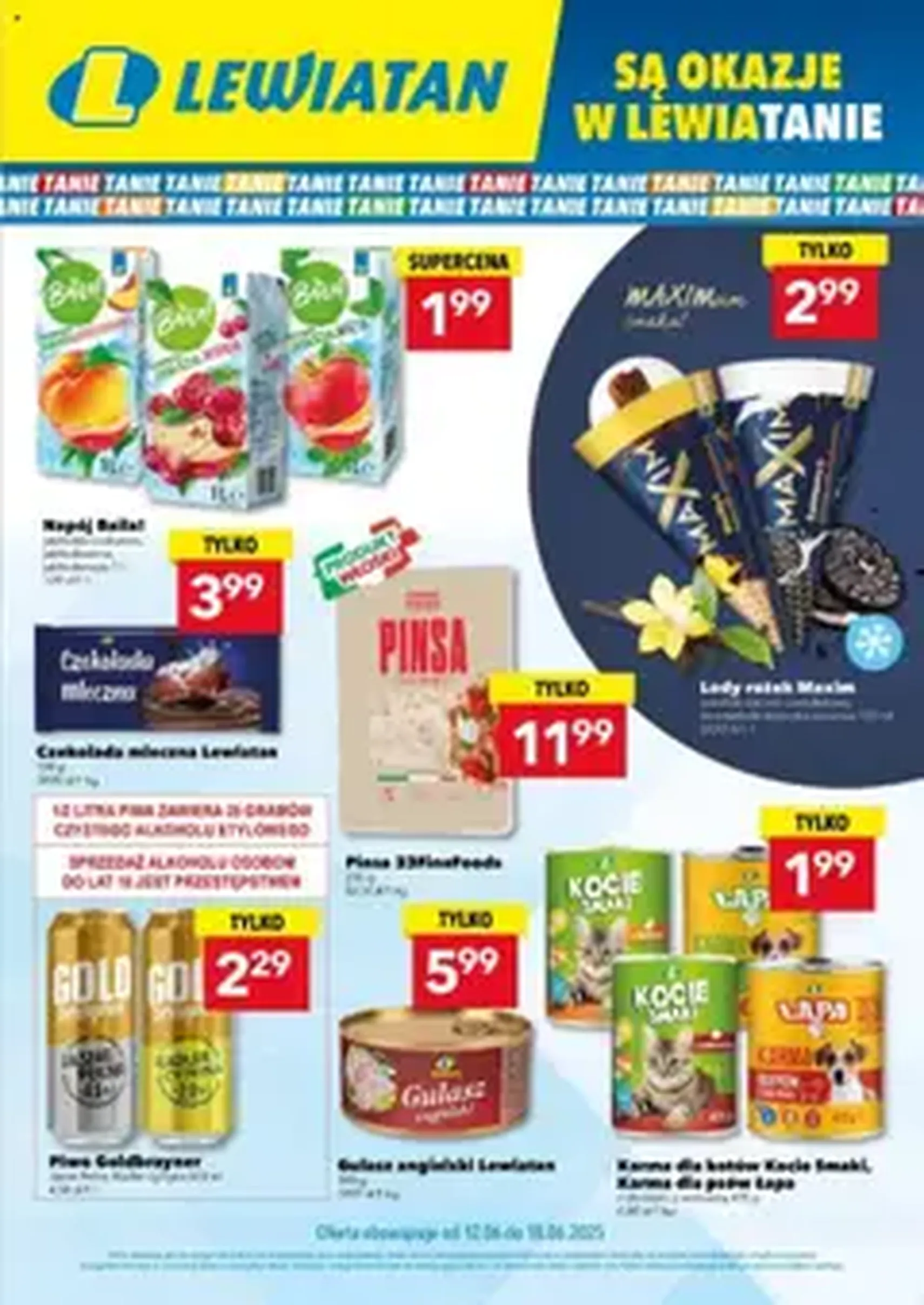 Lewiatan gazetka - Są okazje w Lewiatanie - ważny gazetka od 12.06.2025 strona 1 z 1