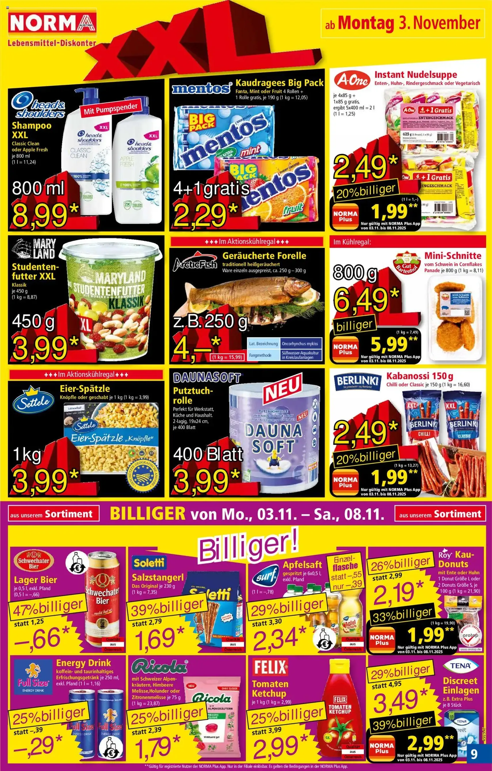 Norma Flugblatt - Gültiger Prospekt ab 03.11.2025, Seite 10 von insgesamt 19