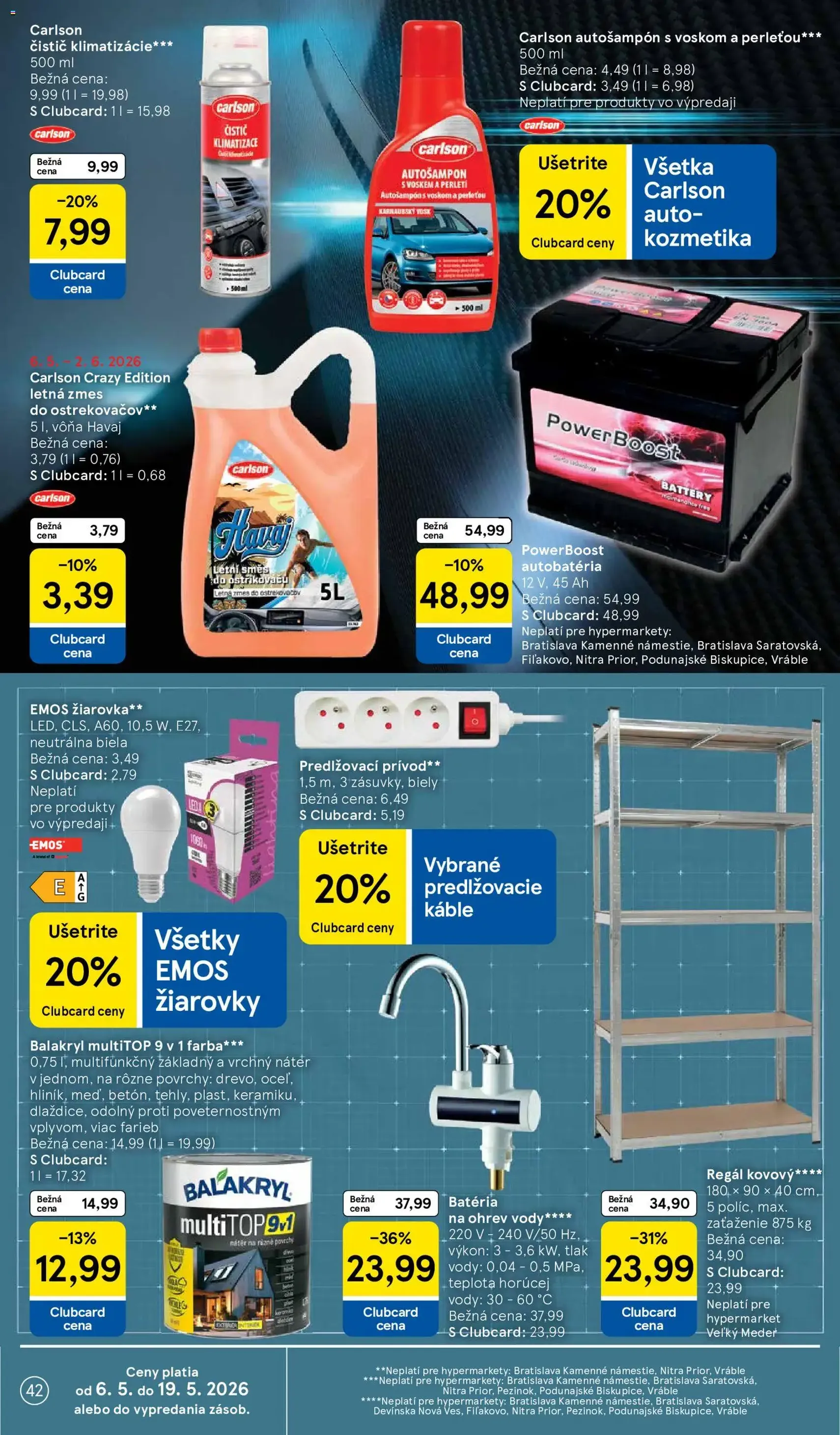 Tesco Hypermarket - leták - platný leták od 06.05.2026 strana 42 z 50