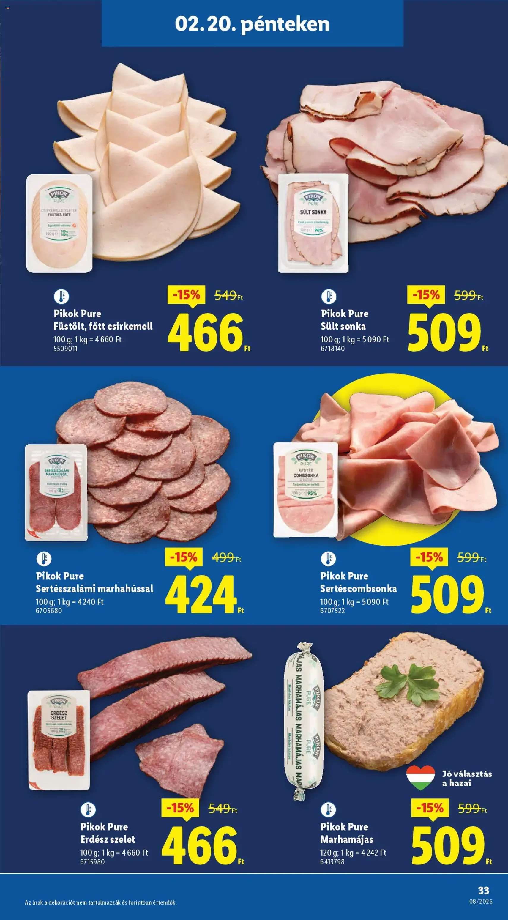 Lidl Akciós újság - 2026.02.19. érvényes szórólap 33 oldal 58 oldalból