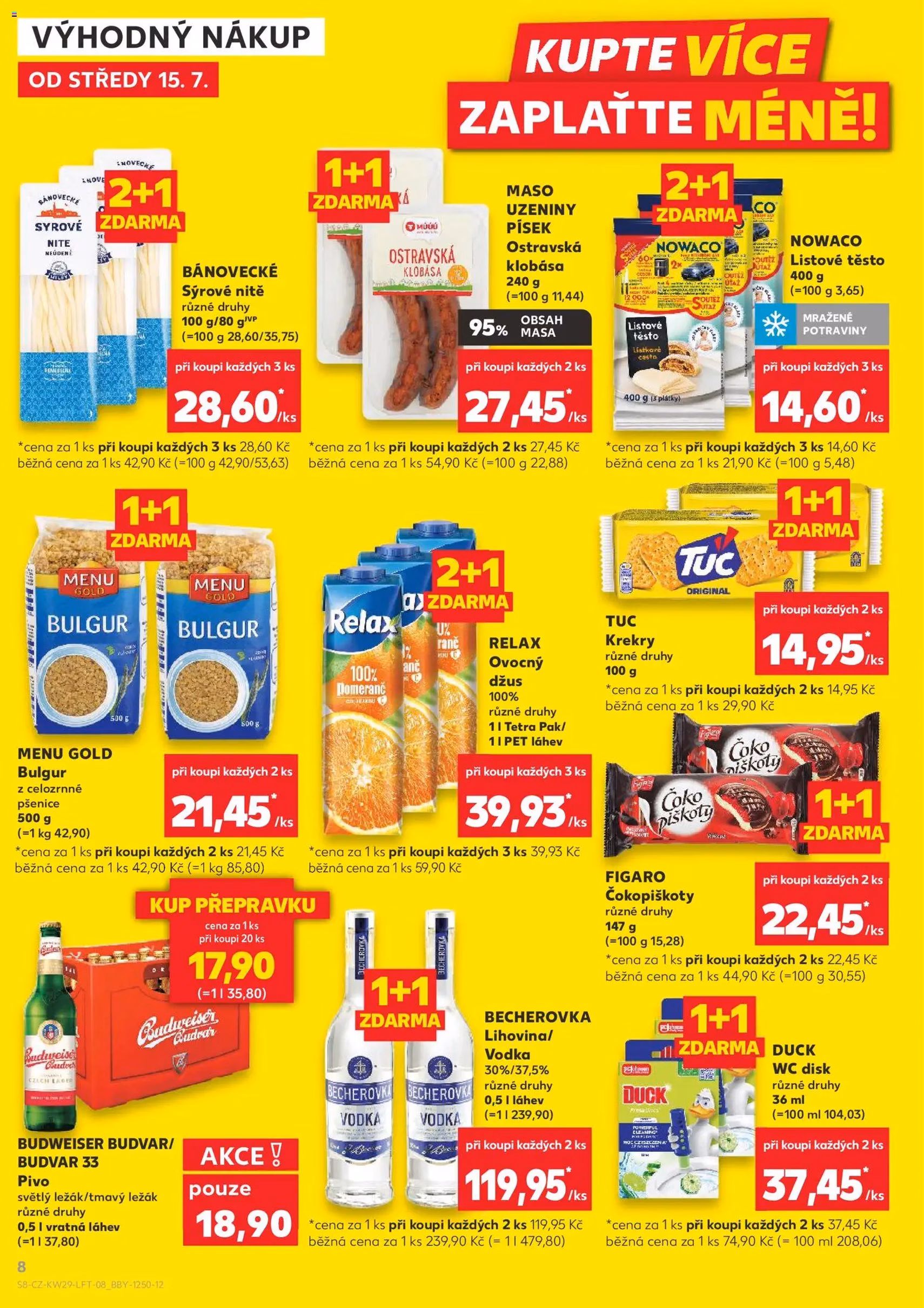 Kaufland leták - platný leták od 15.07.2026 strana 8 z 52
