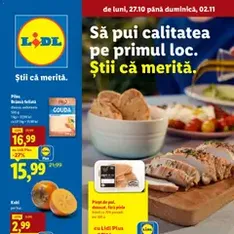 Catalog Lidl - previzualizare cataloage valabilă începând cu 27.10.2025 Catalog Lidl - previzualizare cataloage valabilă începând cu 27.10.2025