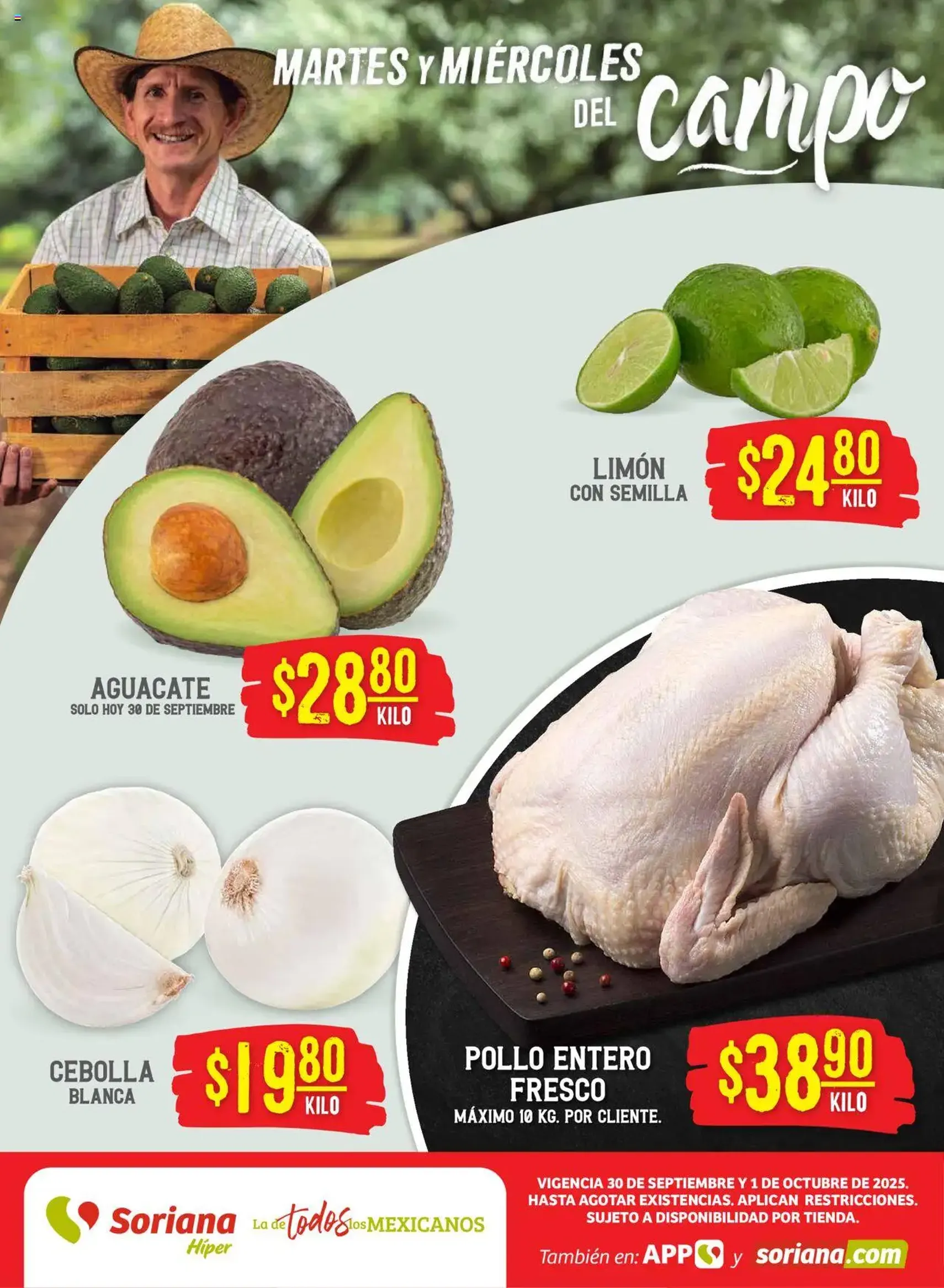 Soriana - Folleto - folleto válido desde 30/09/2025 página 1 de 4