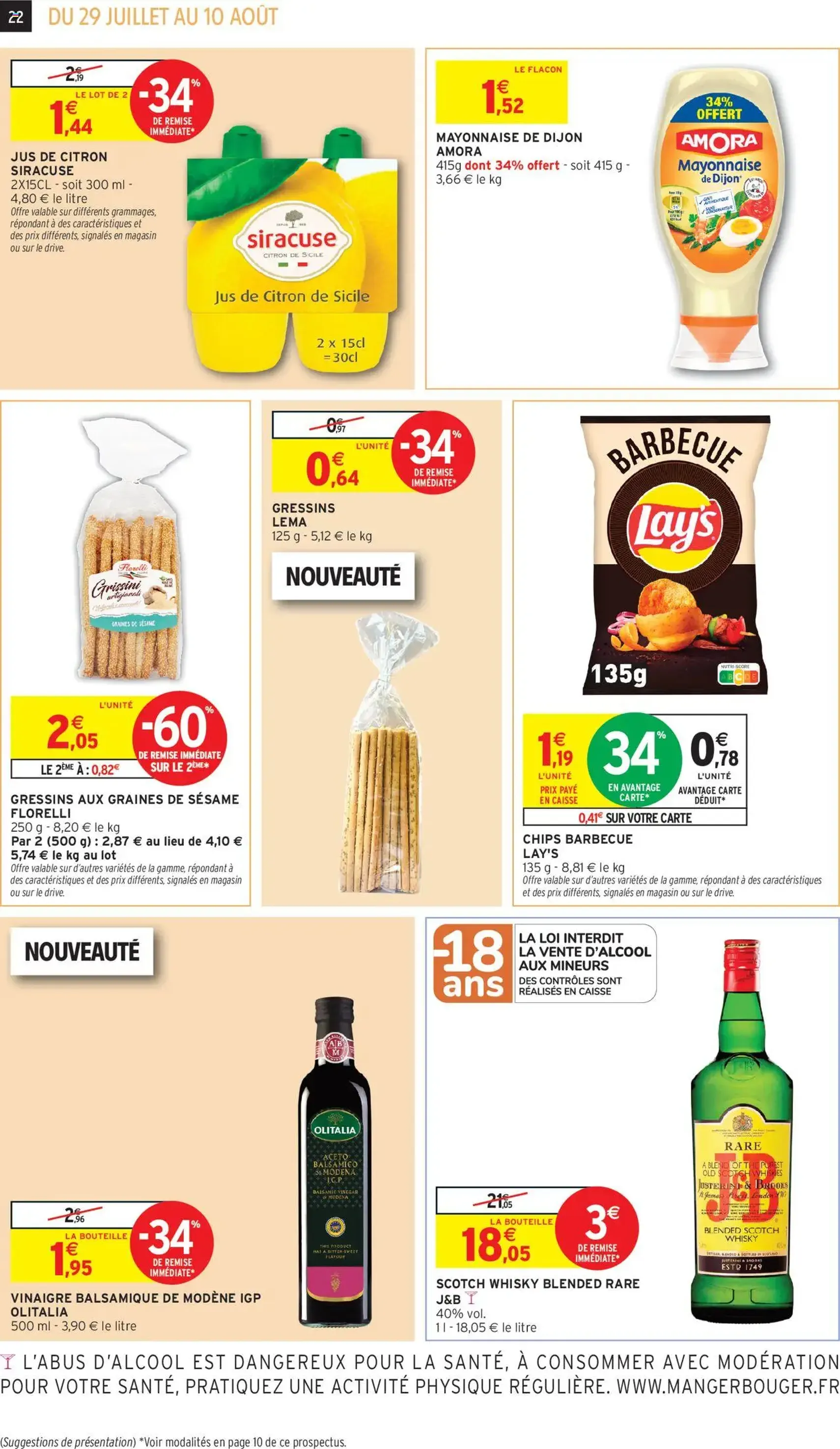 Intermarché catalogue semaine 30 - brochure valable à partir du 29/07/2025, page 22 sur 32 Intermarché catalogue semaine 30 - brochure valable à partir du 29/07/2025, page 22 sur 32