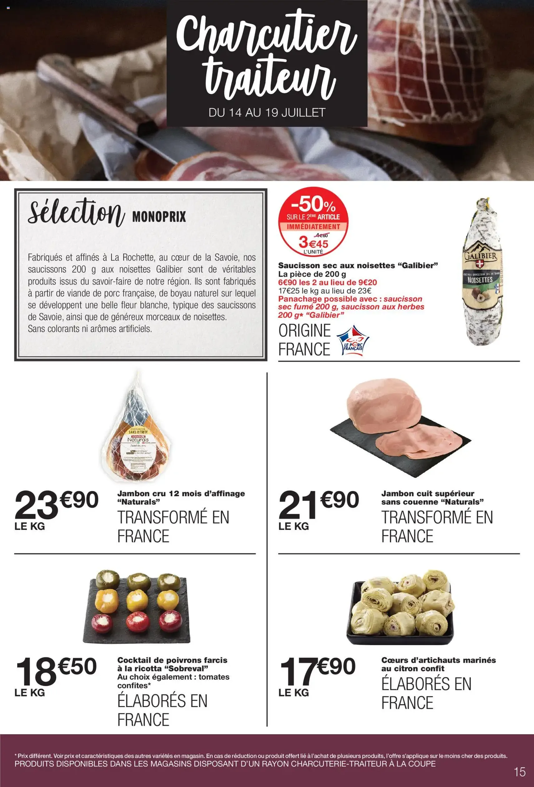 Monoprix catalogue - brochure valable à partir du 14/07/2026, page 15 sur 48
