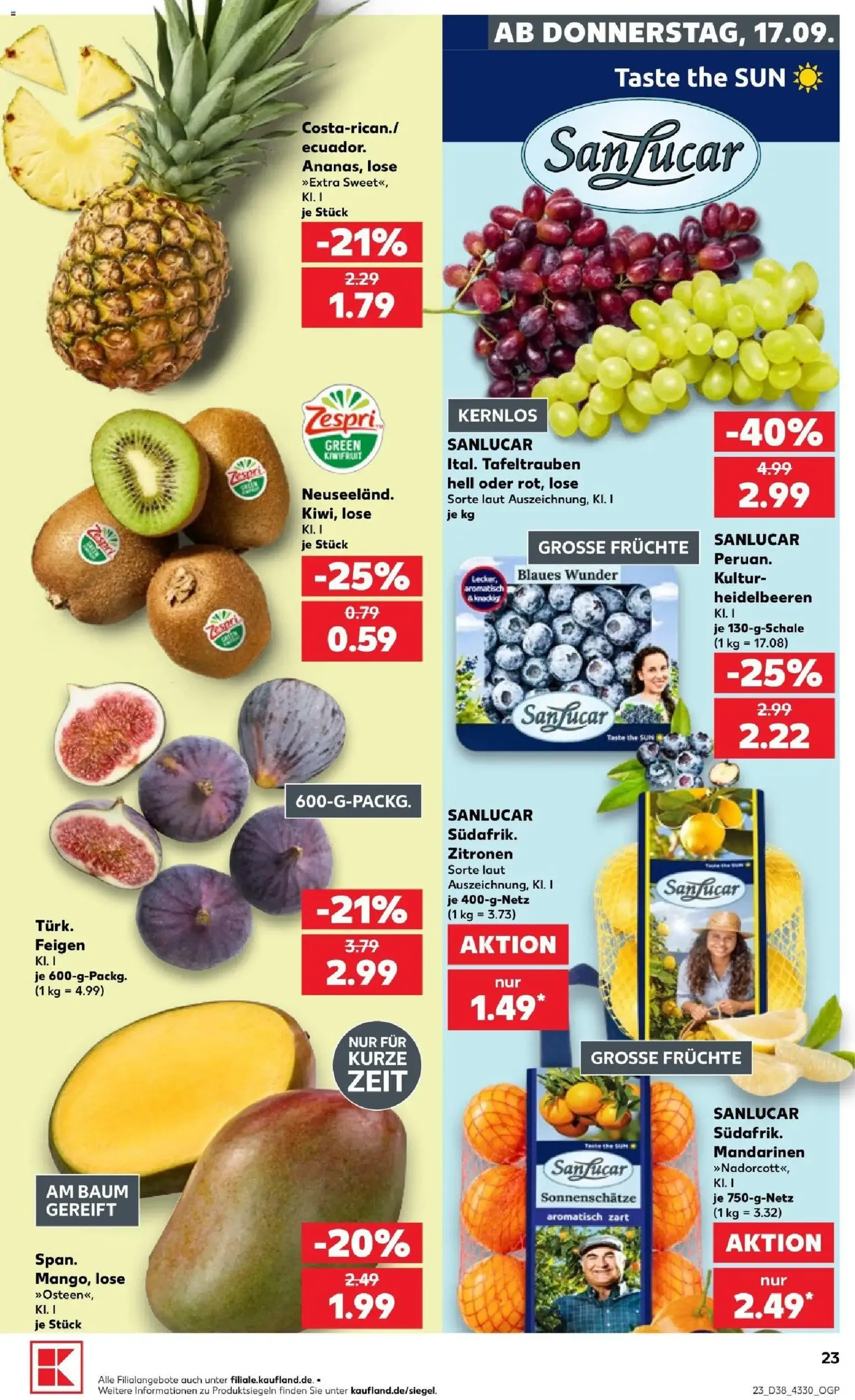 Kaufland Prospekt - Gültiger Prospekt ab 17.09.2026, Seite 23 von insgesamt 66