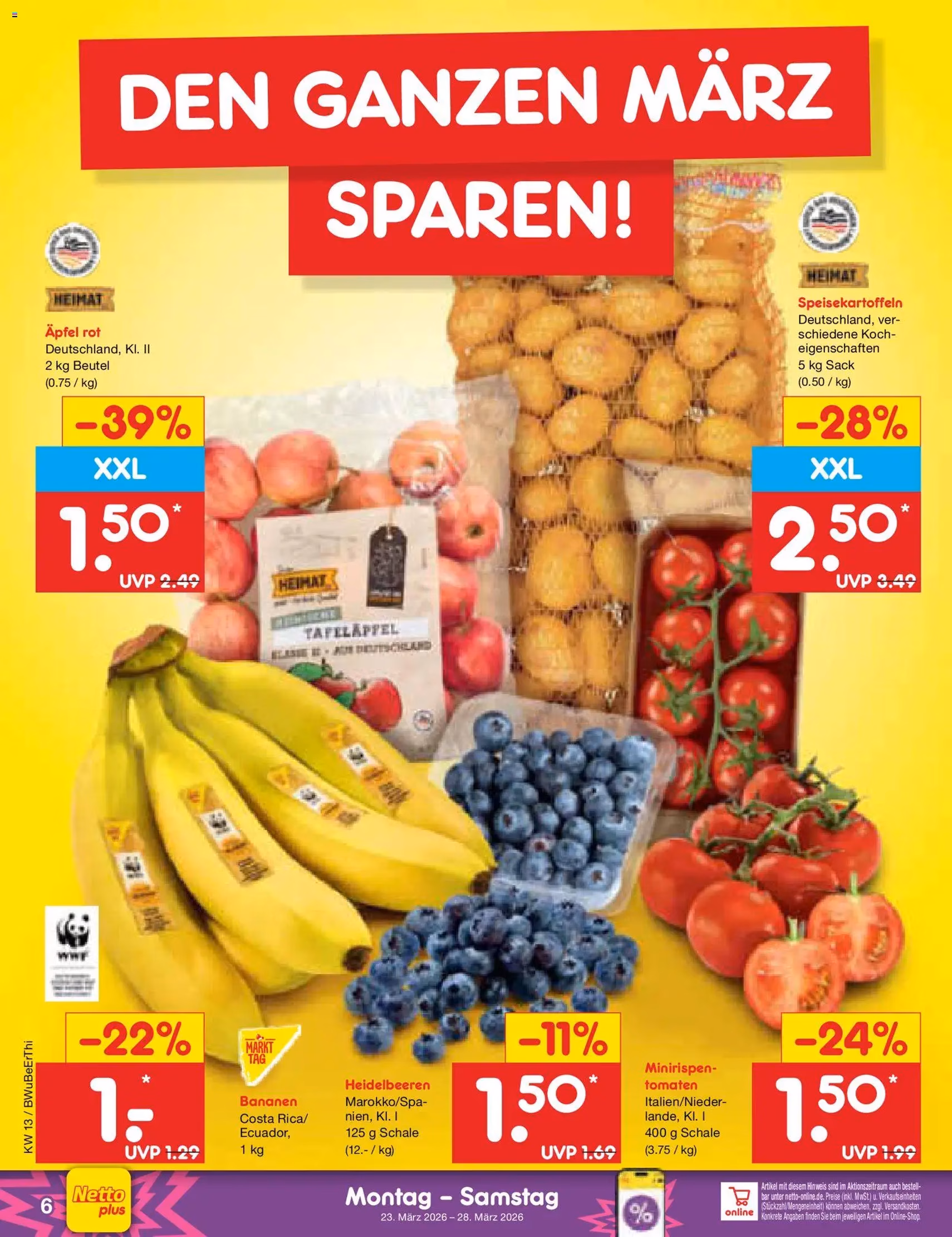 Netto Marken-Discount Prospekt - Gültiger Prospekt ab 23.03.2026, Seite 6 von insgesamt 60