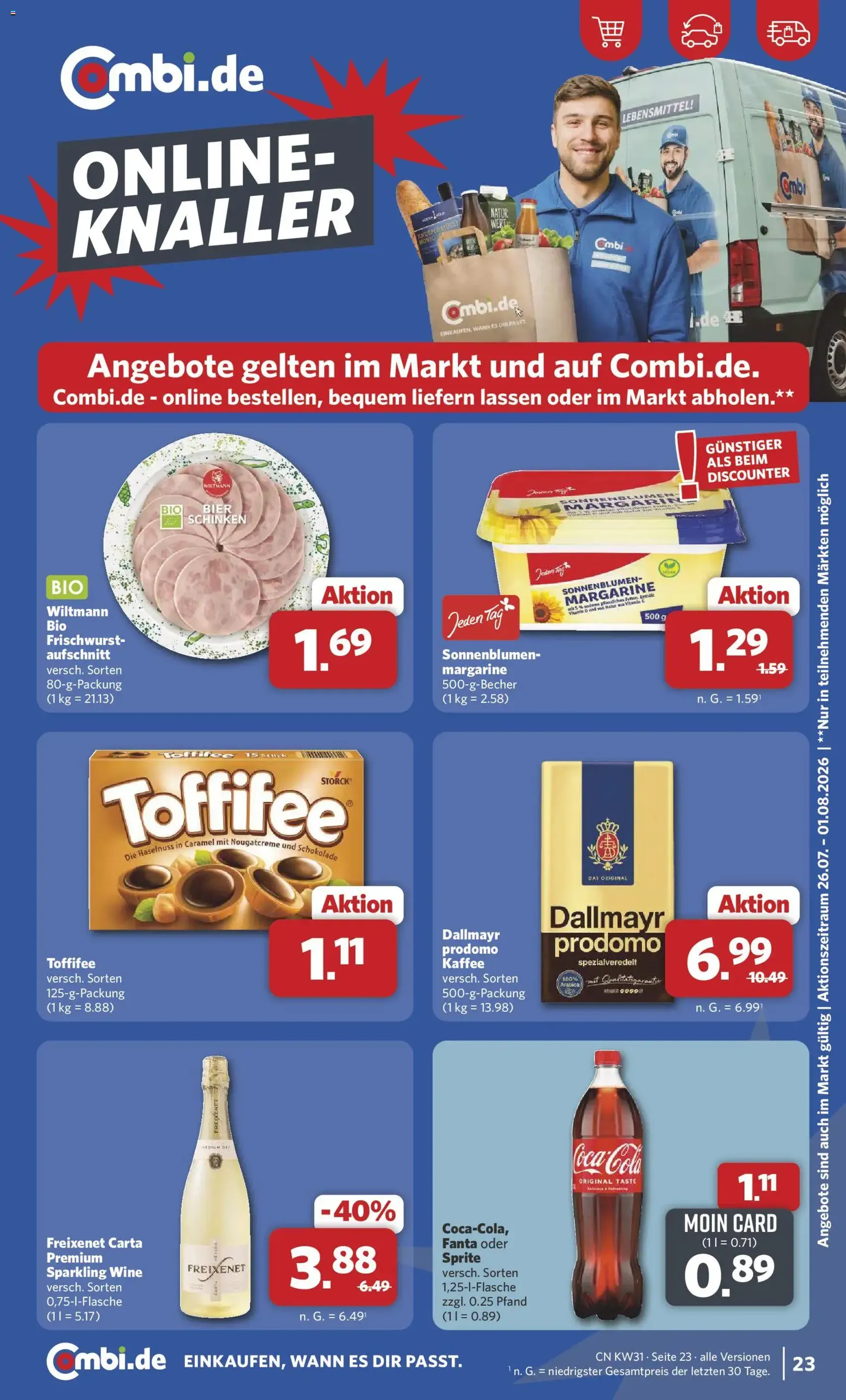 Combi Prospekt - Gültiger Prospekt ab 27.07.2026, Seite 25 von insgesamt 33