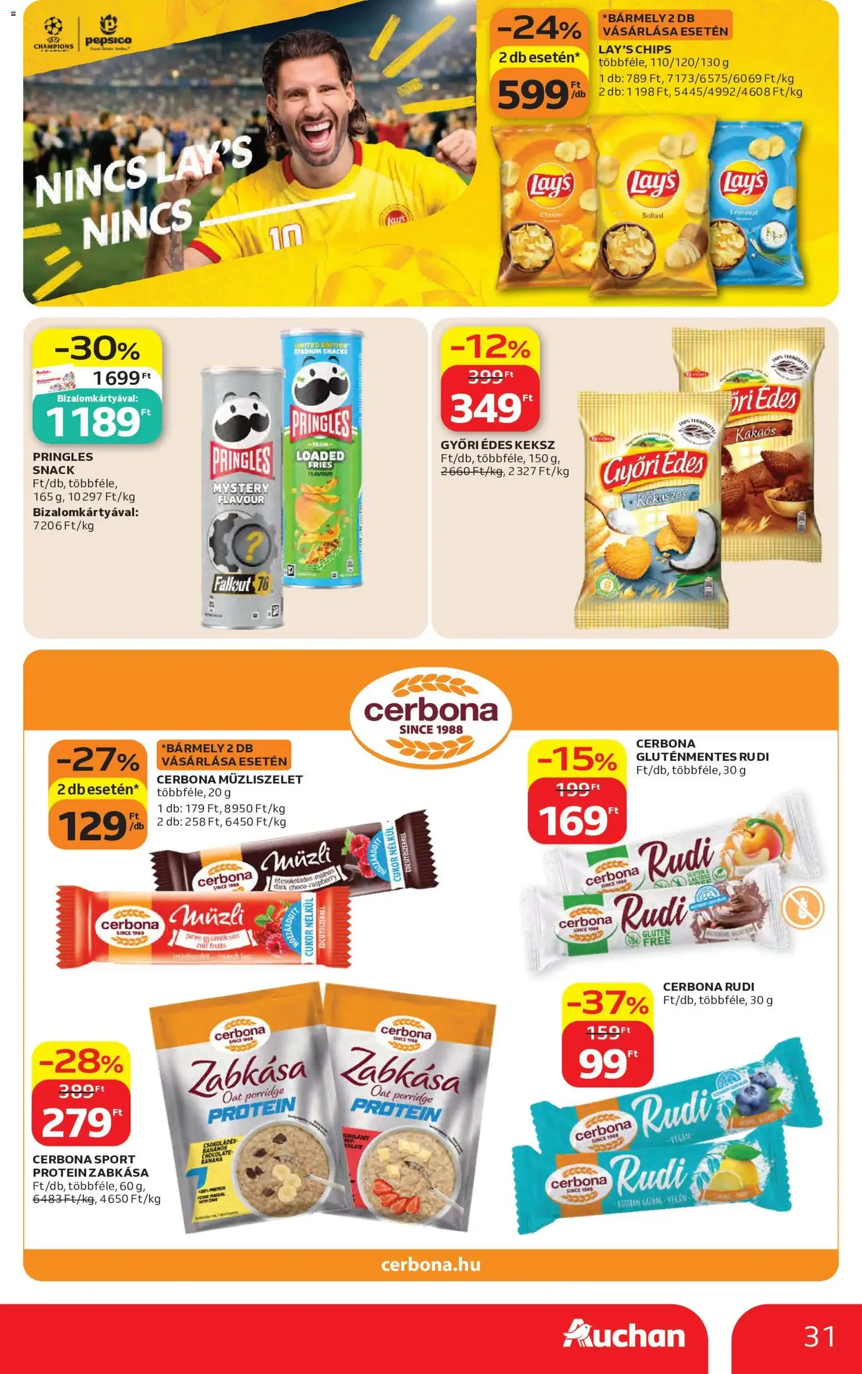 Auchan akciós újság - 2026.05.14. érvényes szórólap 31 oldal 58 oldalból