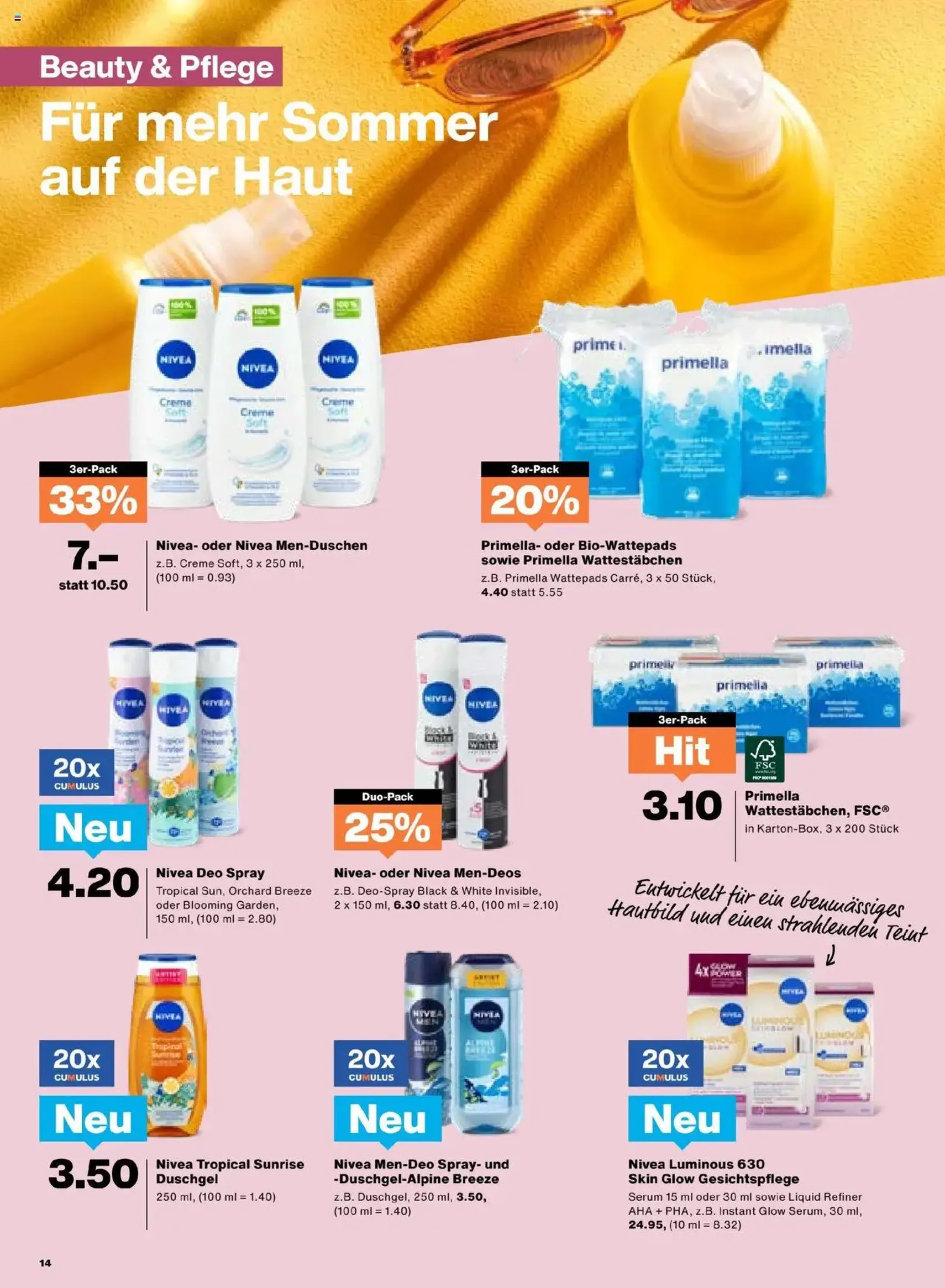Migros Aktionen - Gültiger Prospekt ab 29.07.2025, Seite 14 von insgesamt 20