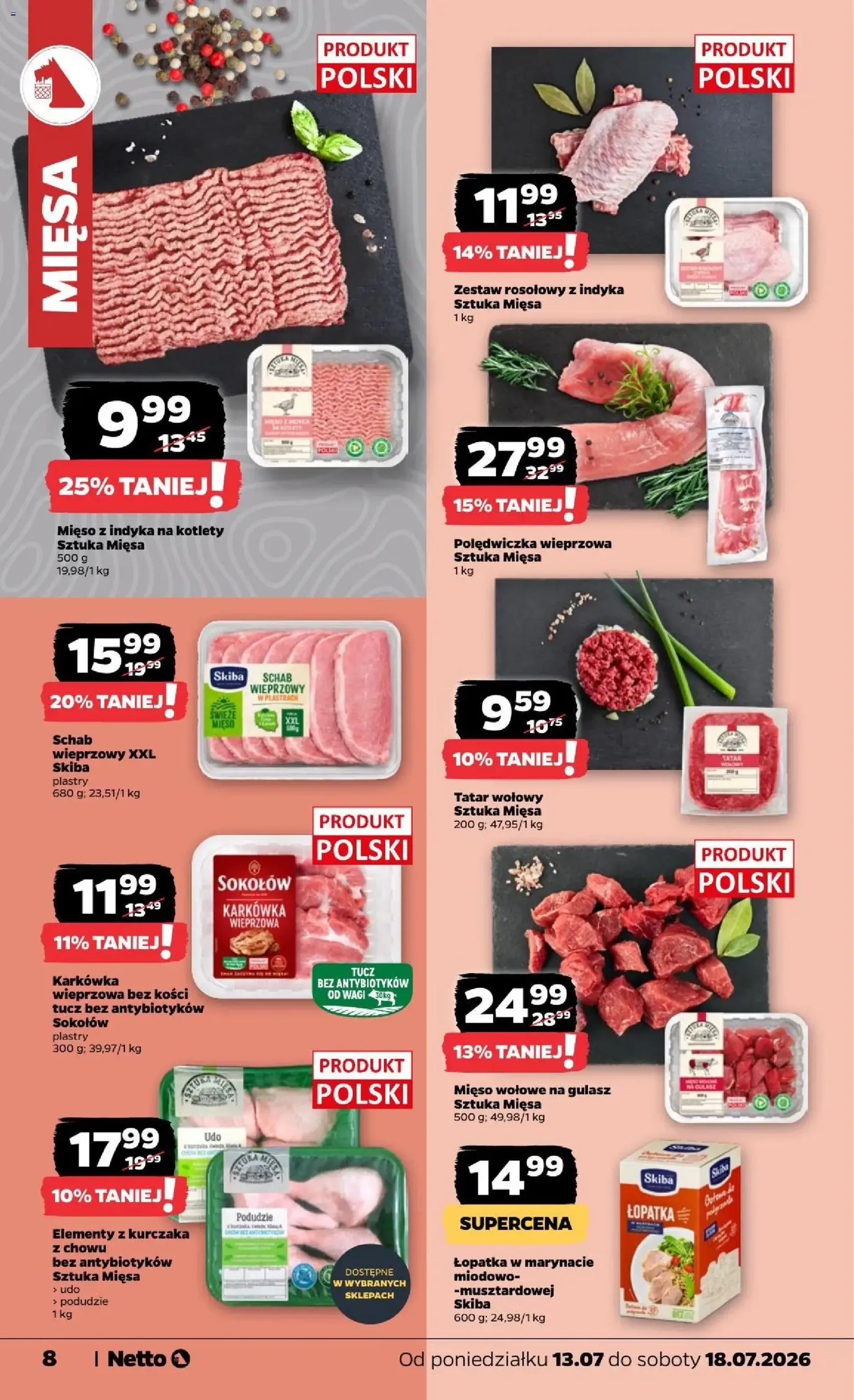 Netto gazetka od poniedziałku - ważny gazetka od 13.07.2026 strona 8 z 34