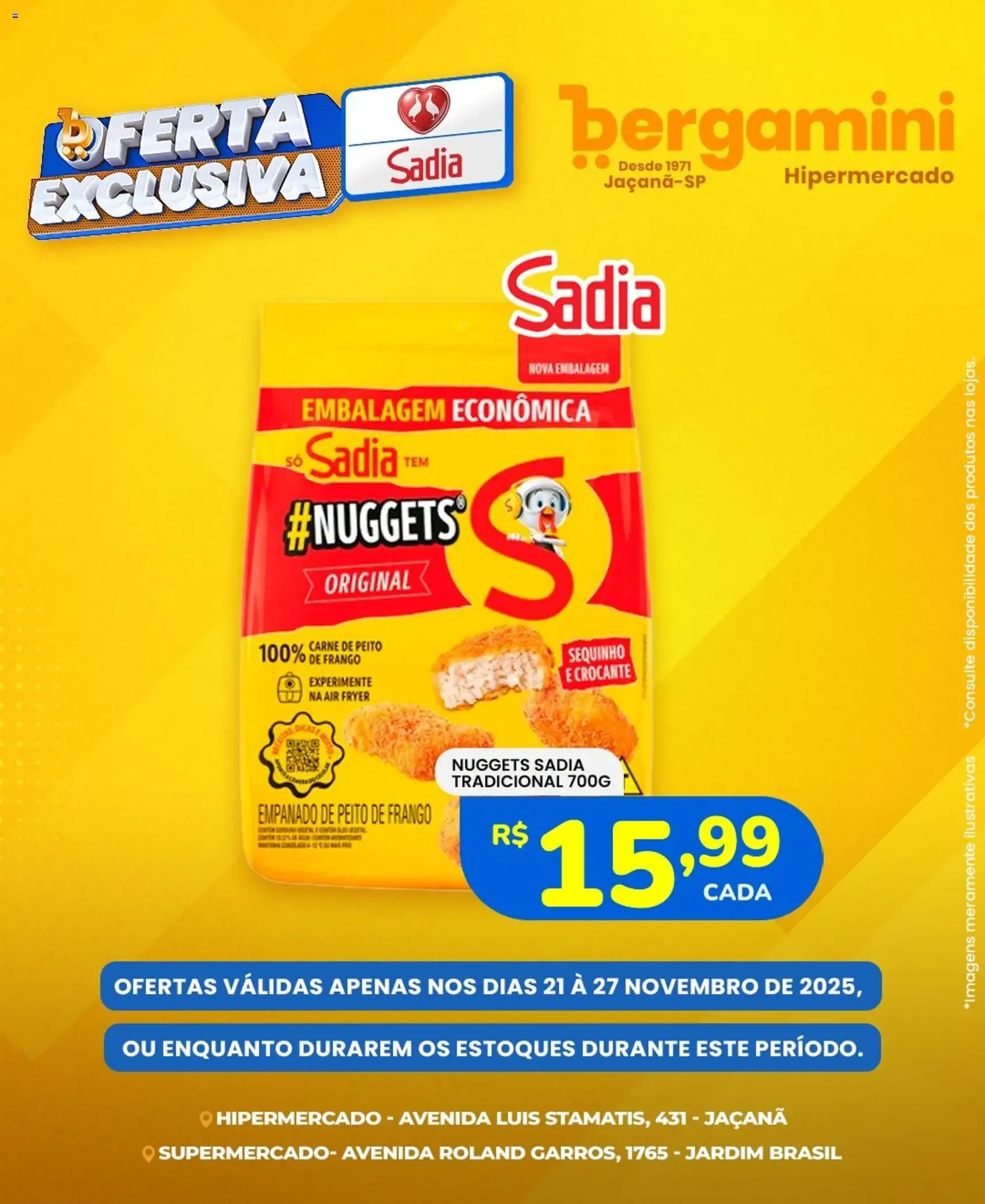 Supermercado Bergamini - Ofertas Sadia e Perdigão - folheto válido a partir de 21/11/2025 página 3 de 7