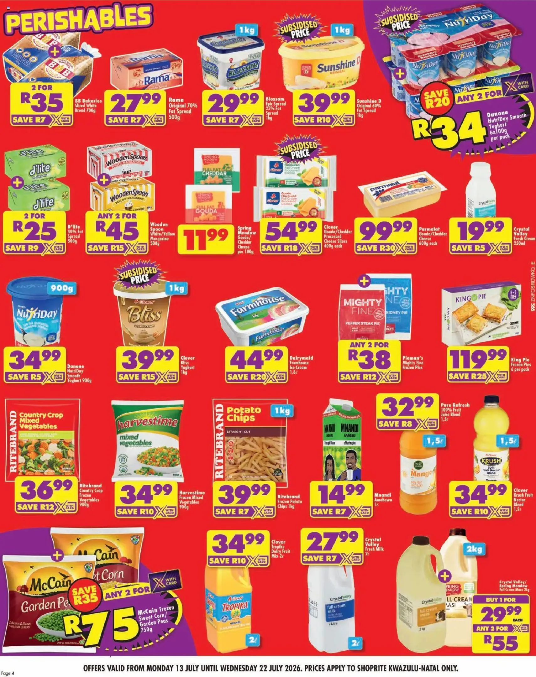 Shoprite Specials - valid flyer from 13/07/2026, page 4 of 8
