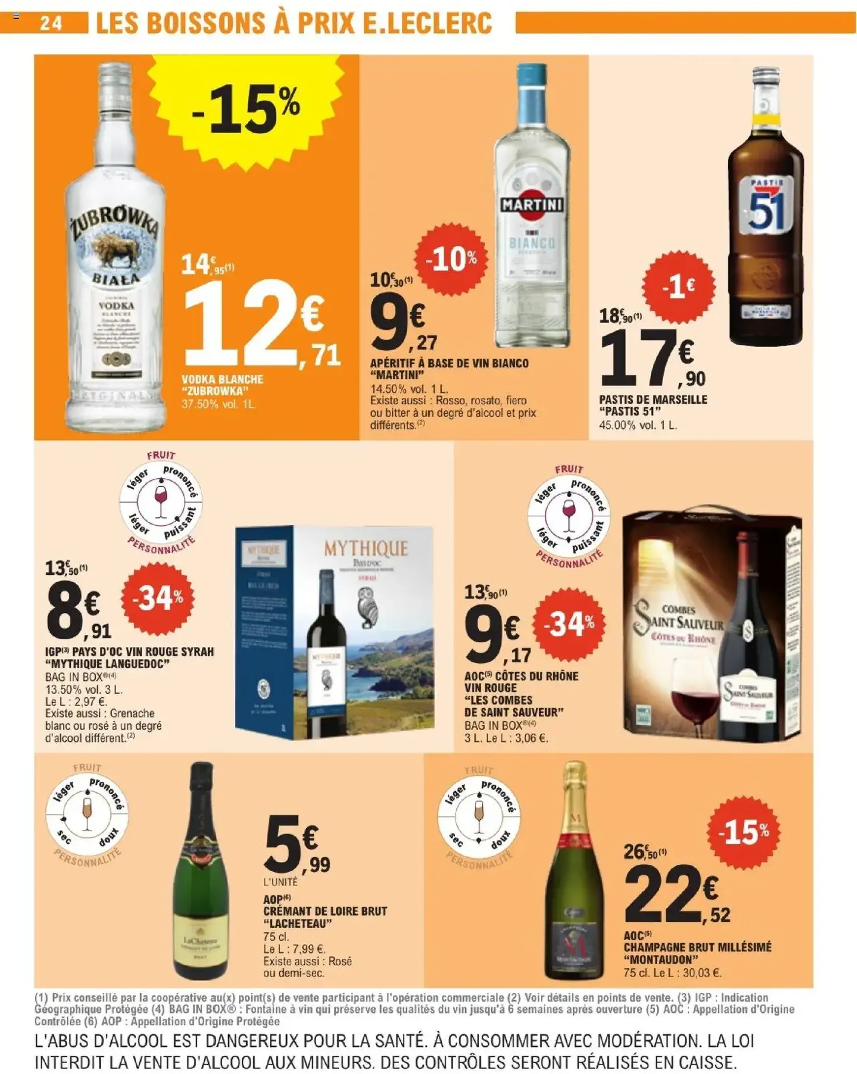 E.Leclerc catalogue semaine 42 - brochure valable à partir du 14/10/2025, page 24 sur 36