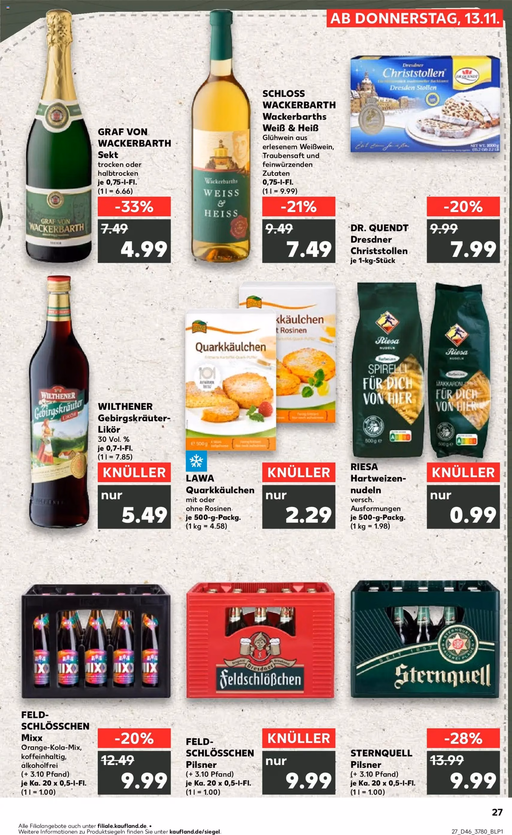 Kaufland Prospekt - Gültiger Prospekt ab 13.11.2025, Seite 27 von insgesamt 62