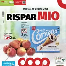 COOP volantino - anteprima volantino valido dal 06/08/2026