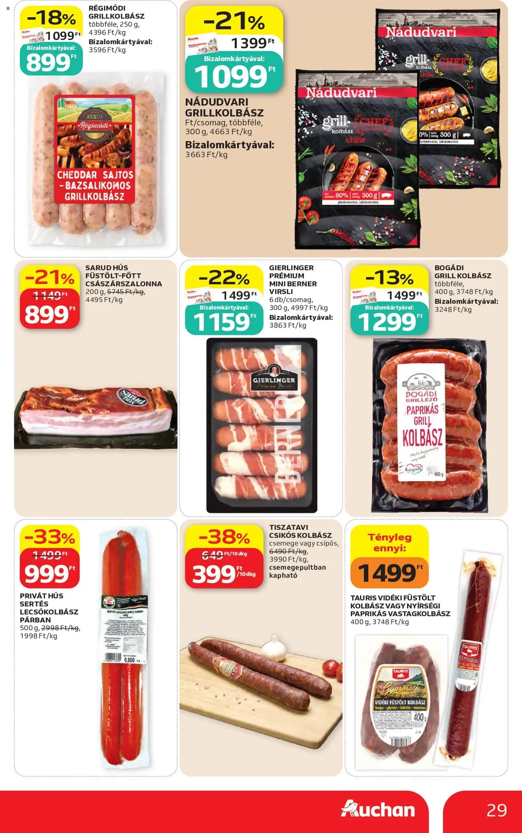 Auchan akciós újság - 2026.05.07. érvényes szórólap 29 oldal 60 oldalból