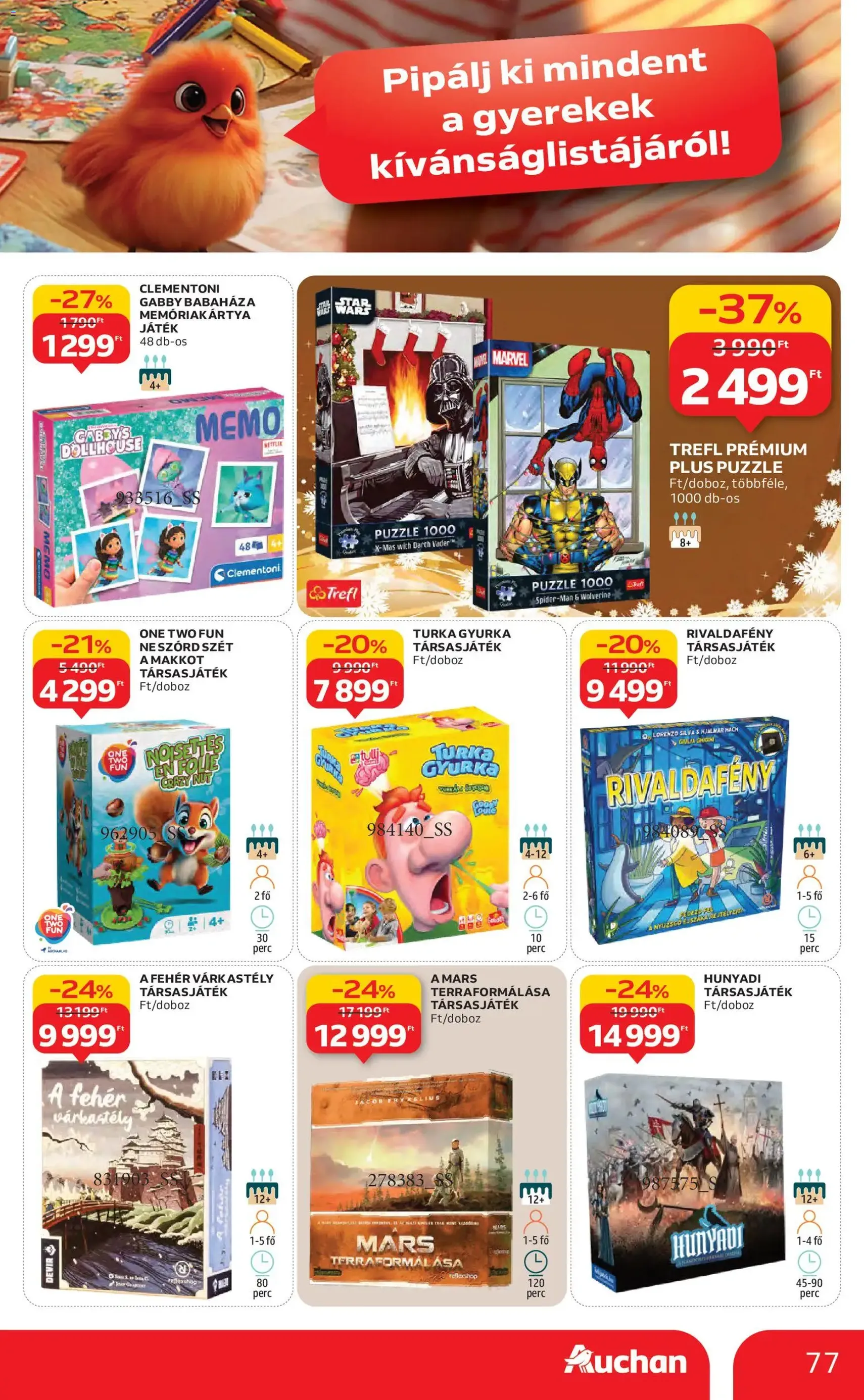 Auchan Akciós újság - 2025.11.27. érvényes szórólap 77 oldal 82 oldalból