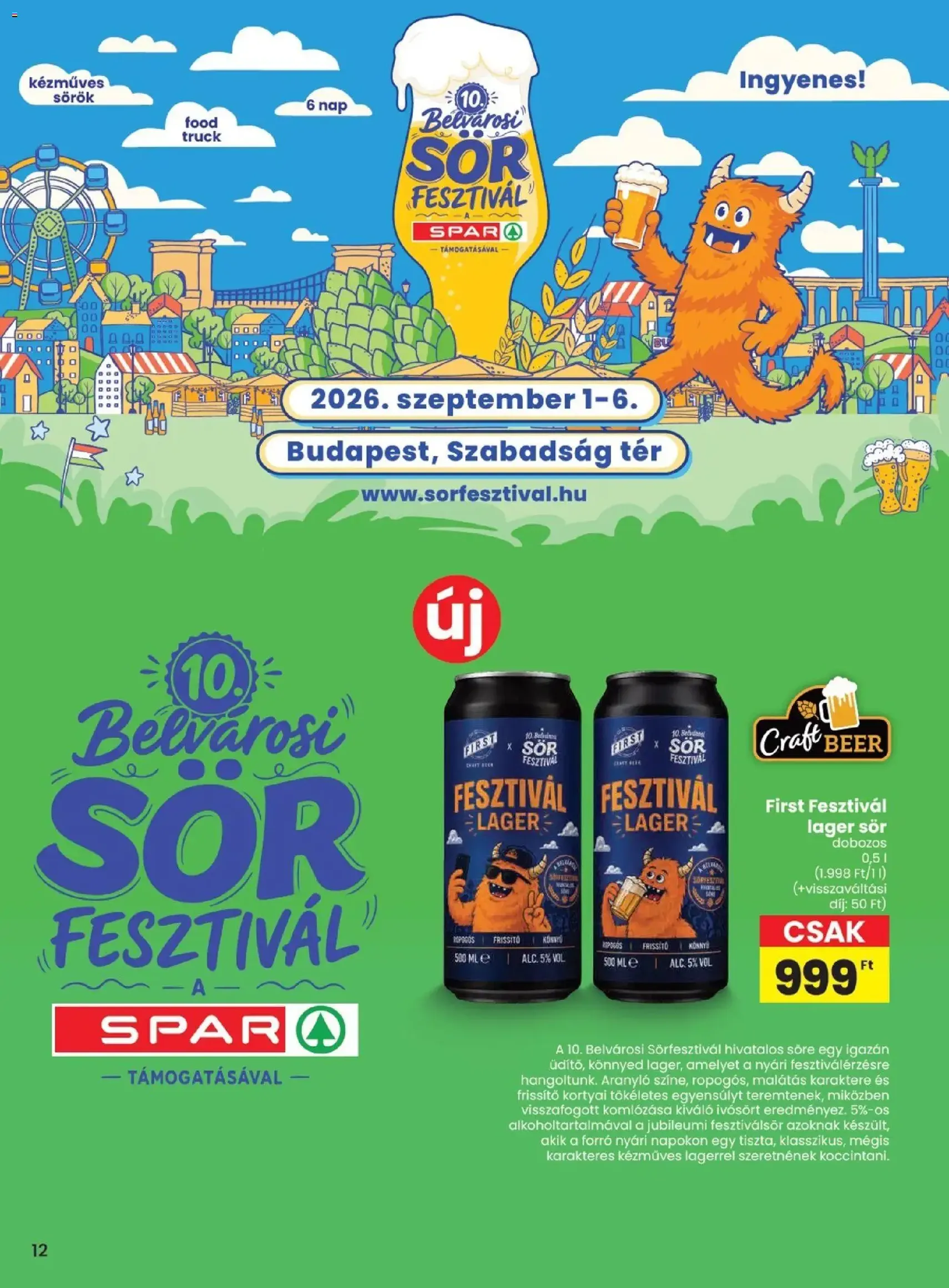 Spar akciós újság - 2026.08.06. érvényes szórólap 12 oldal 20 oldalból