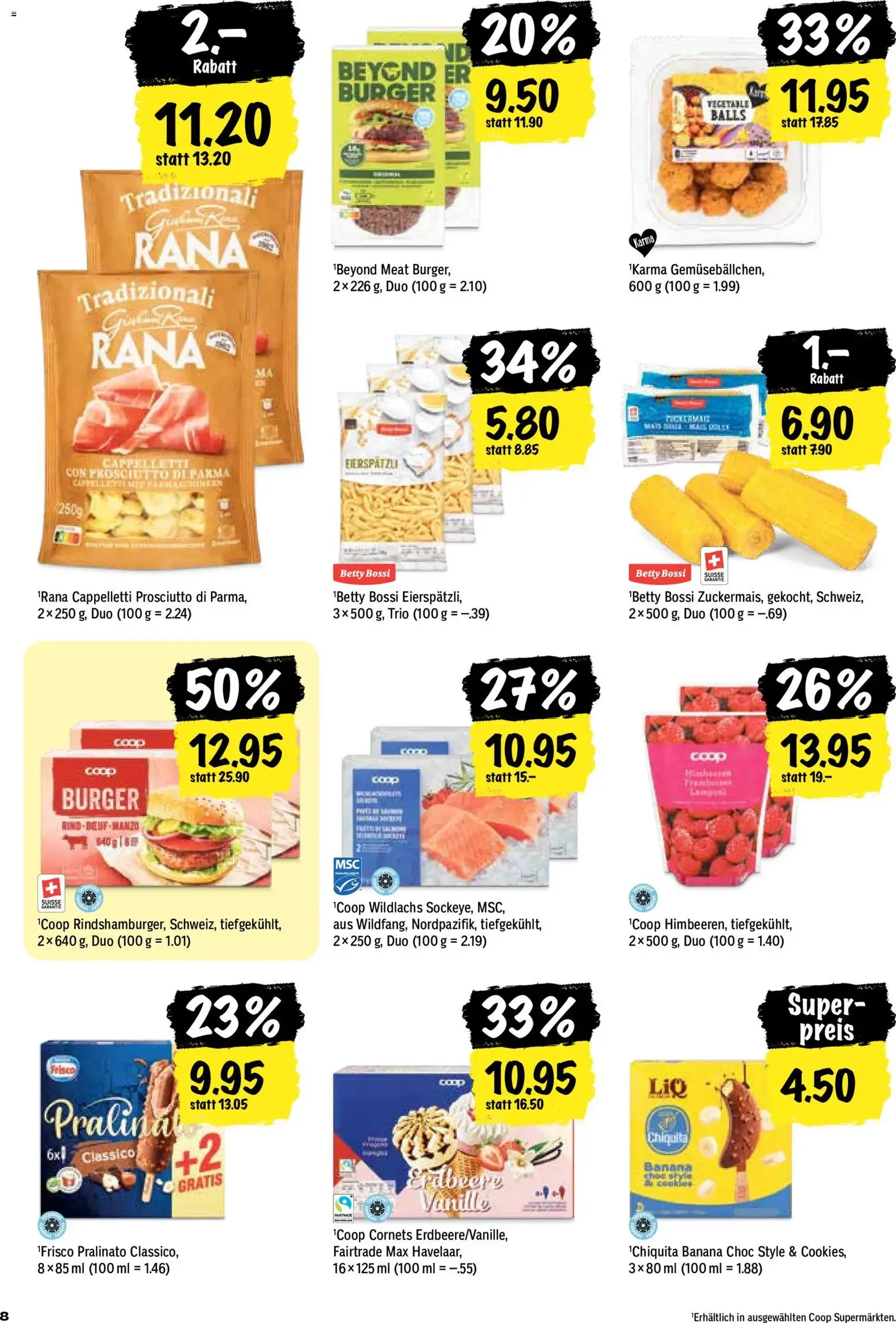 Coop aktionen - Gültiger Prospekt ab 09.07.2026, Seite 8 von insgesamt 24