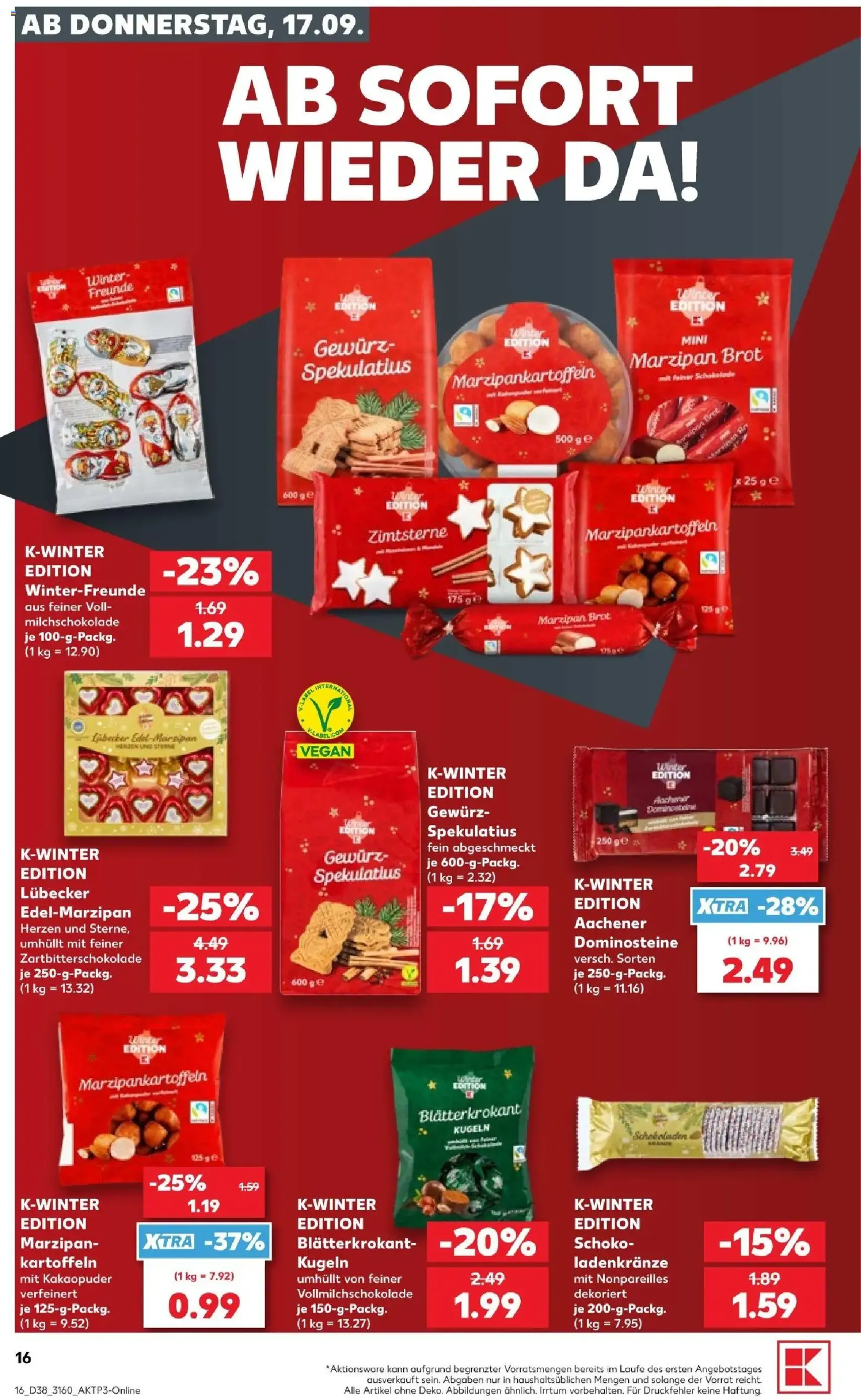 Kaufland Prospekt - Gültiger Prospekt ab 17.09.2026, Seite 16 von insgesamt 66