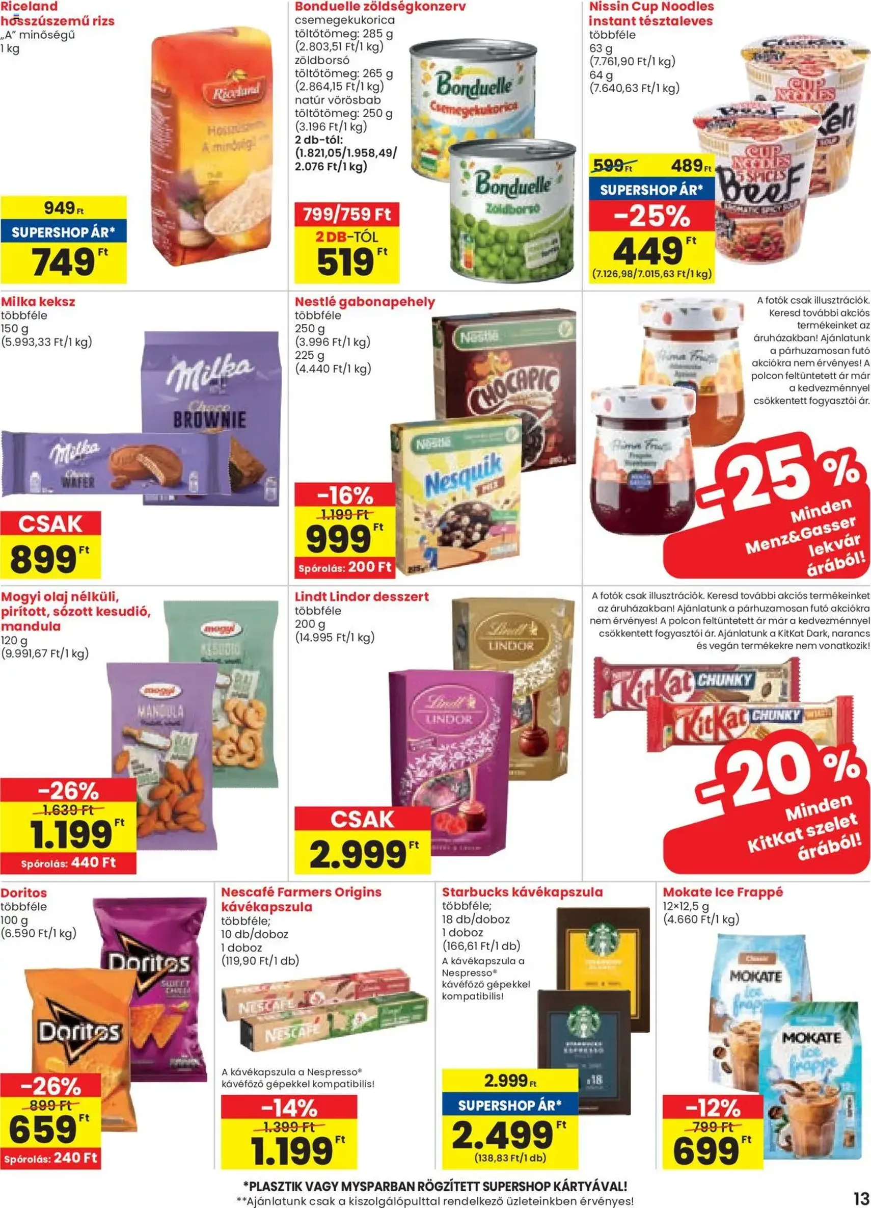Spar Akciós újság - 2025.08.14. érvényes szórólap 13 oldal 20 oldalból Spar Akciós újság - 2025.08.14. érvényes szórólap 13 oldal 20 oldalból