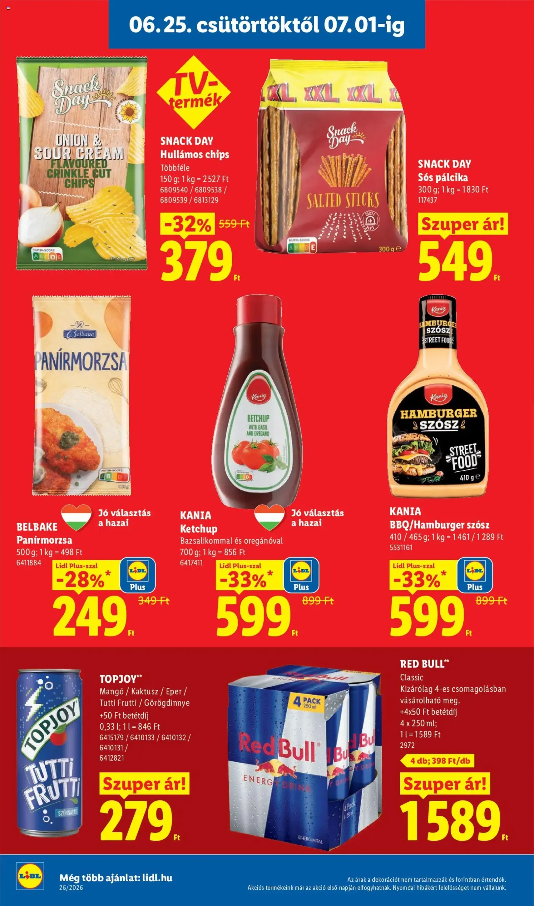 Lidl akciós újság - 2026.06.25. érvényes szórólap 12 oldal 74 oldalból