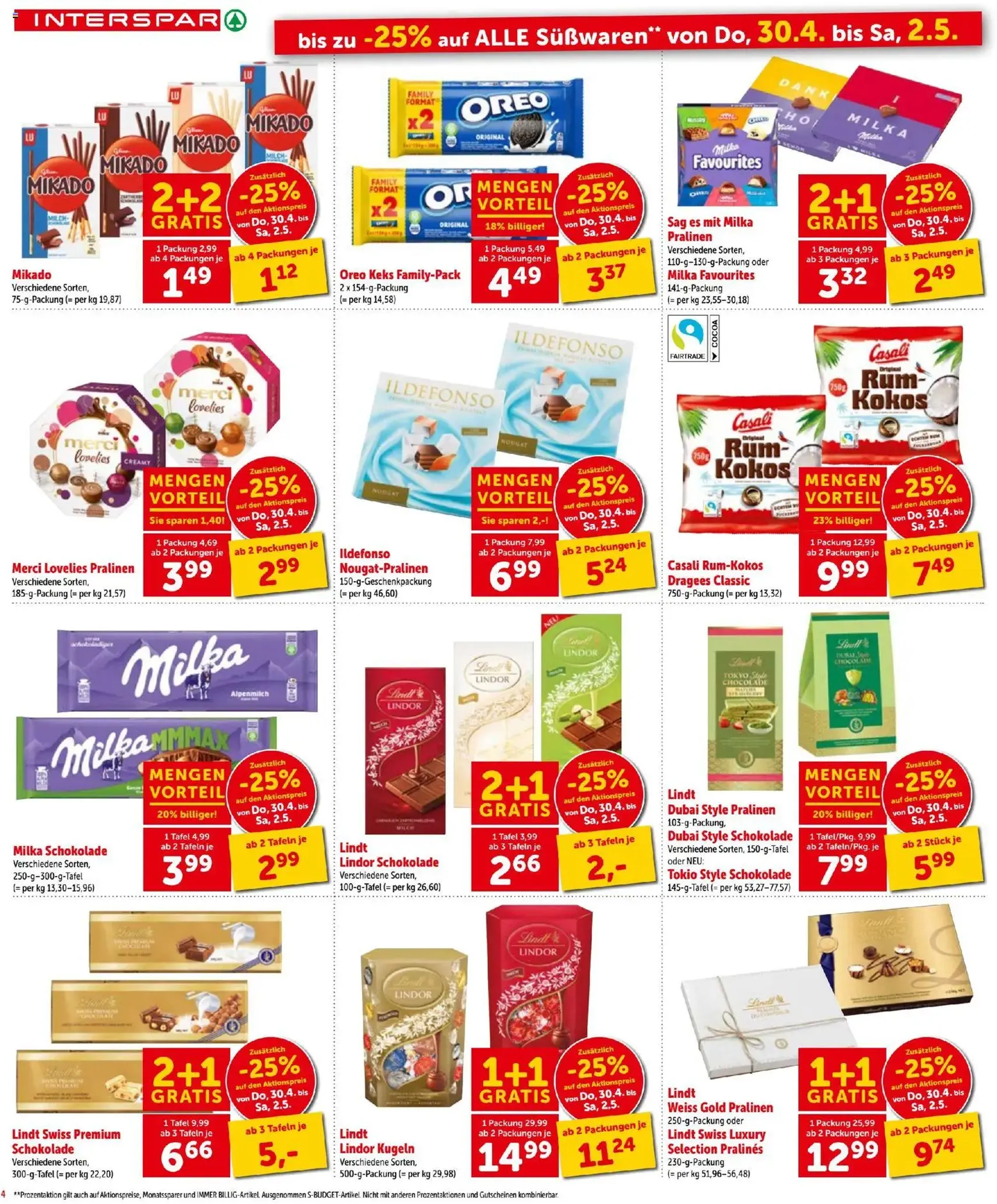 Interspar - Flugblatt - Gültiger Prospekt ab 30.04.2026, Seite 4 von insgesamt 16