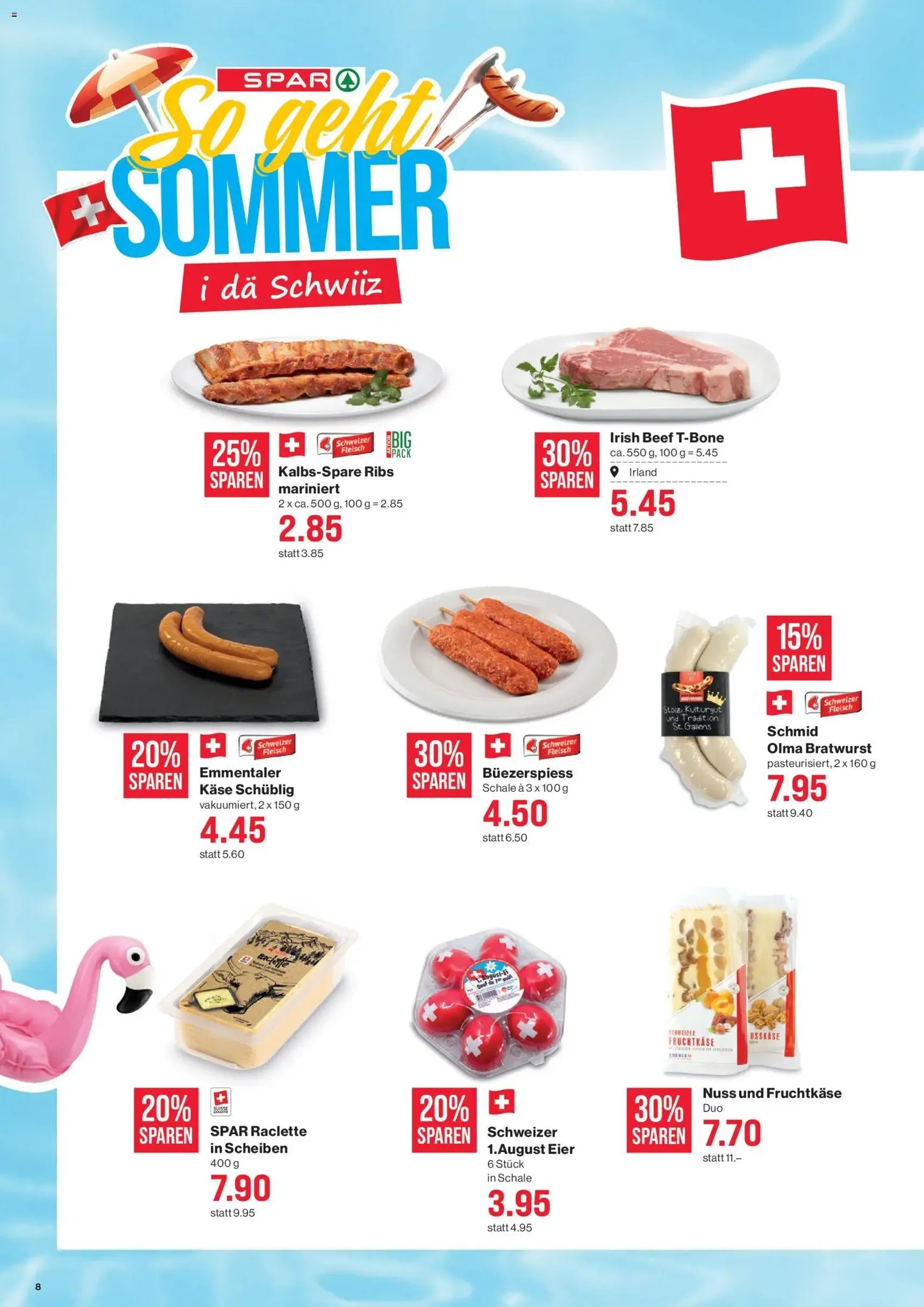 SPAR aktionen - Gültiger Prospekt ab 30.07.2026, Seite 8 von insgesamt 17