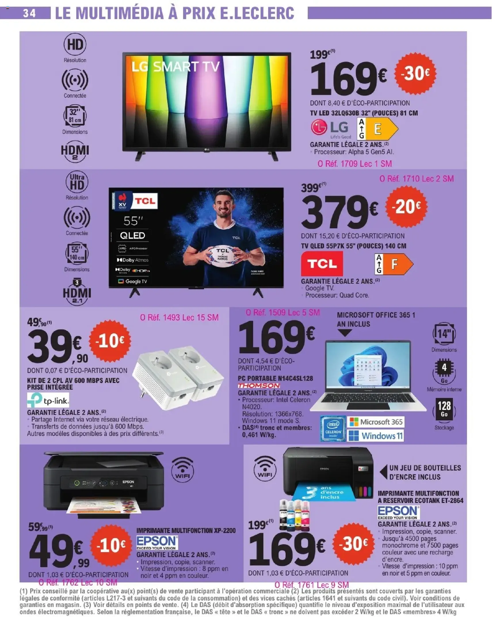 E.Leclerc catalogue semaine 7 - brochure valable à partir du 10/02/2026, page 34 sur 49