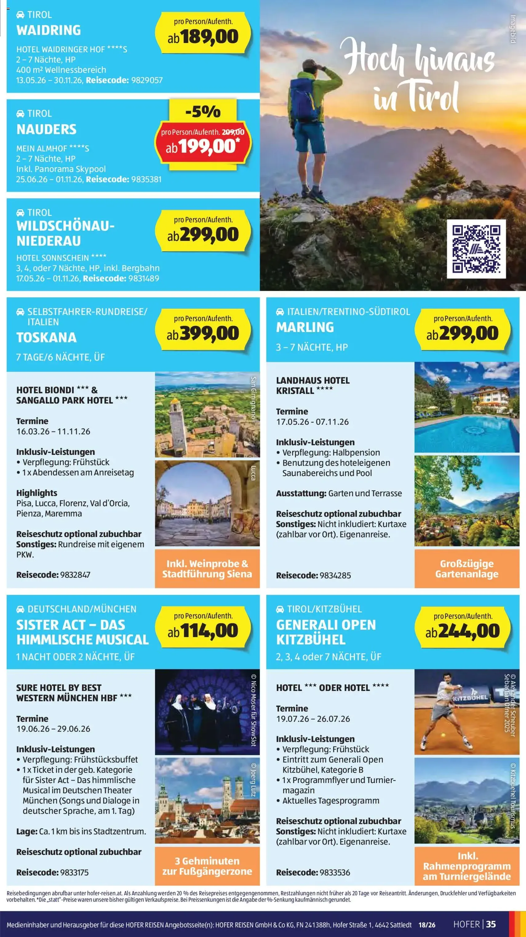 Hofer Flugblatt - Gültiger Prospekt ab 22.04.2026, Seite 39 von insgesamt 41